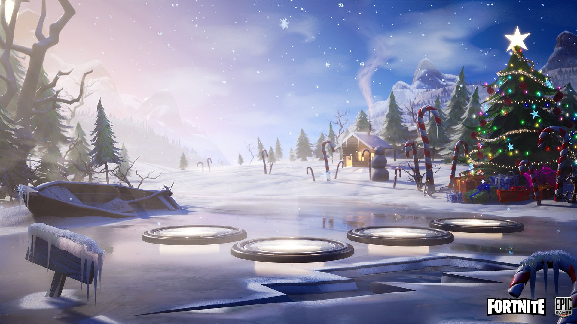 Christmas Update Fortnite Desktop Wallpapers