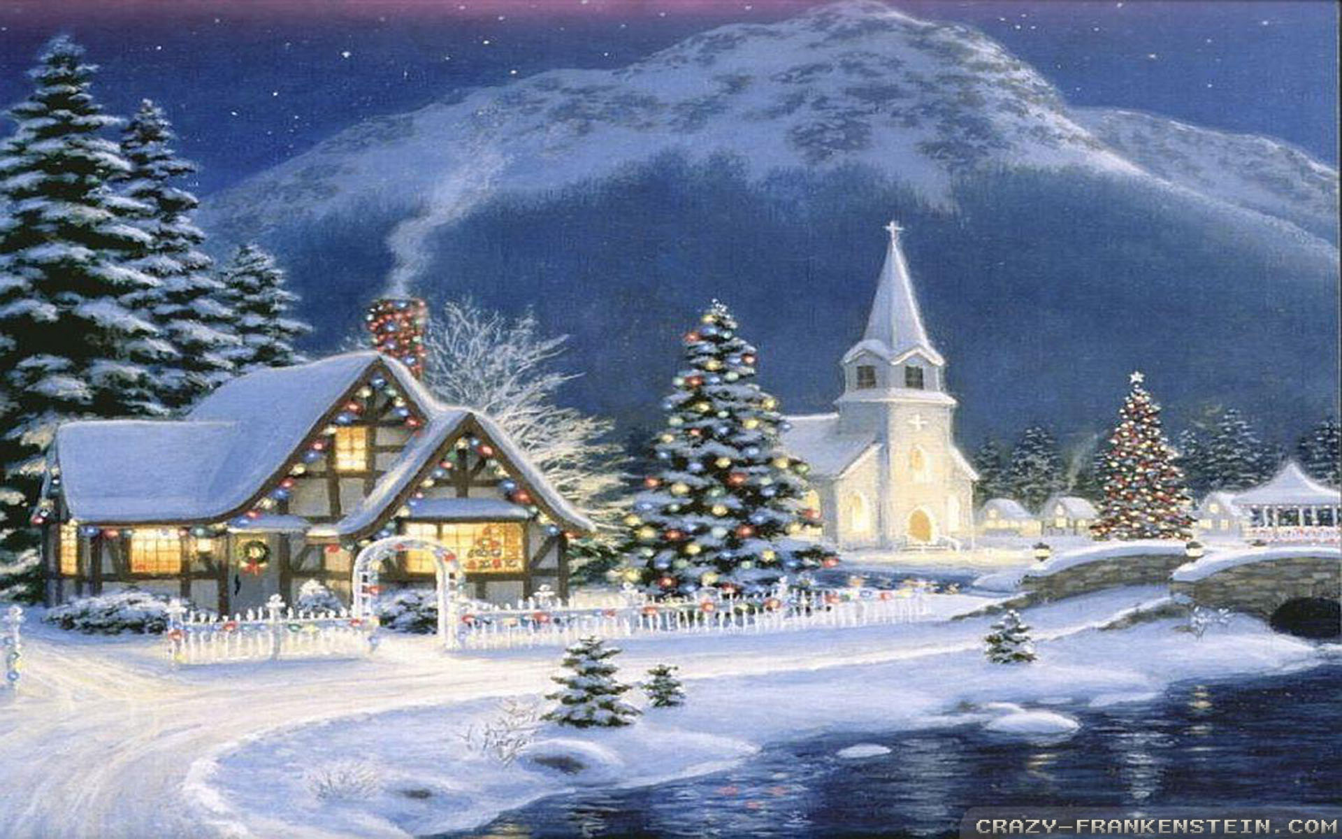 Christmas Village Wallpapers