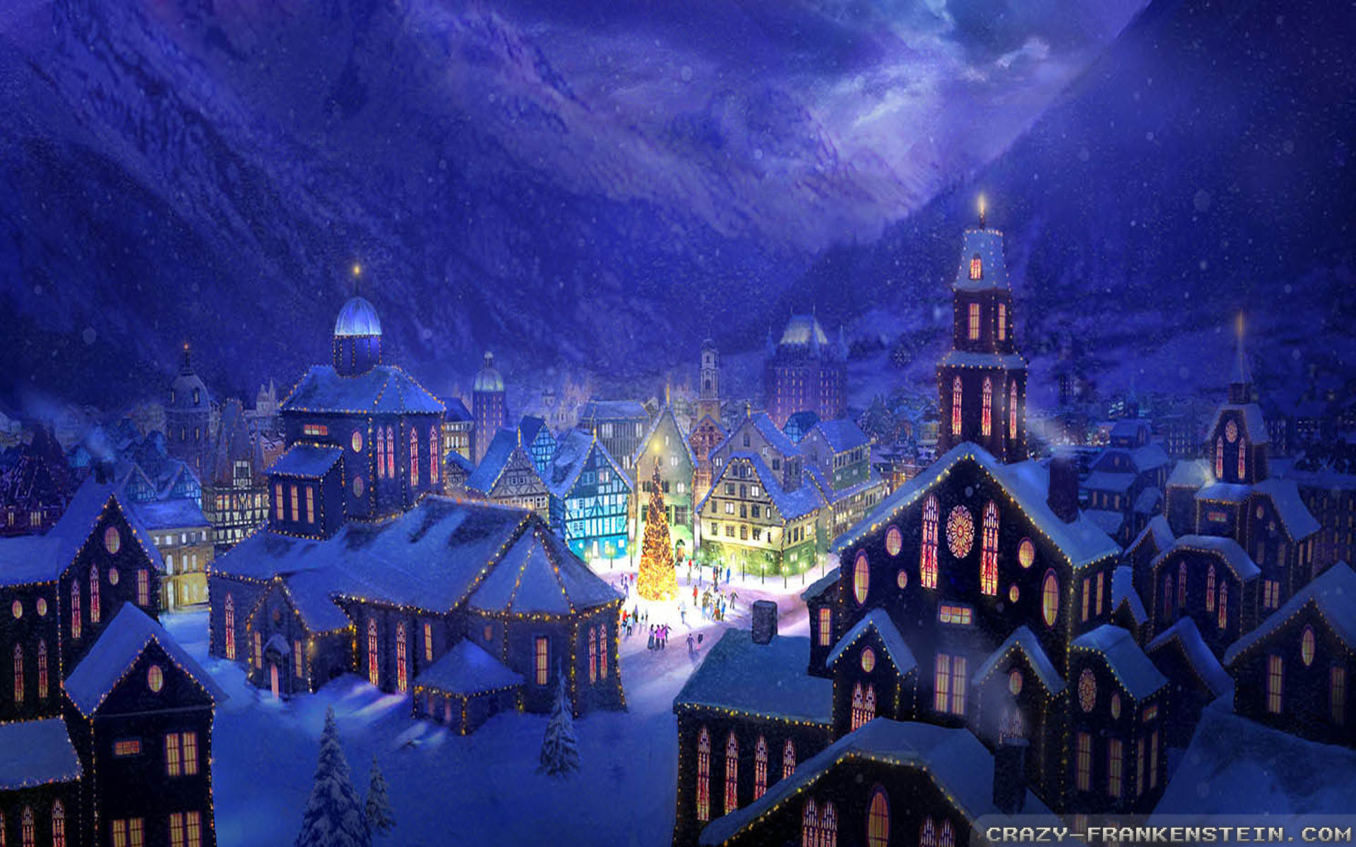 Christmas Village Wallpapers