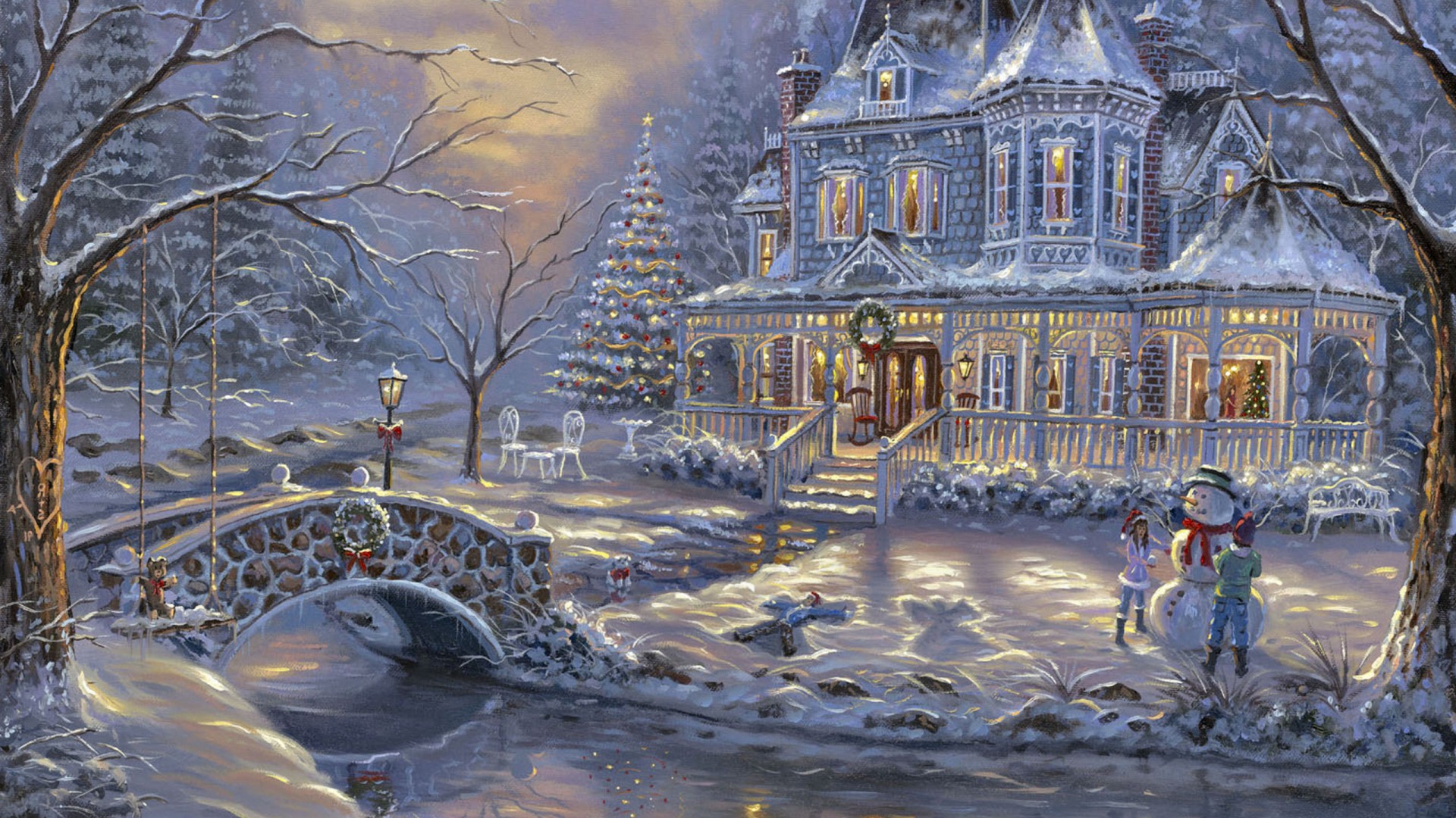 Christmas Village Wallpapers