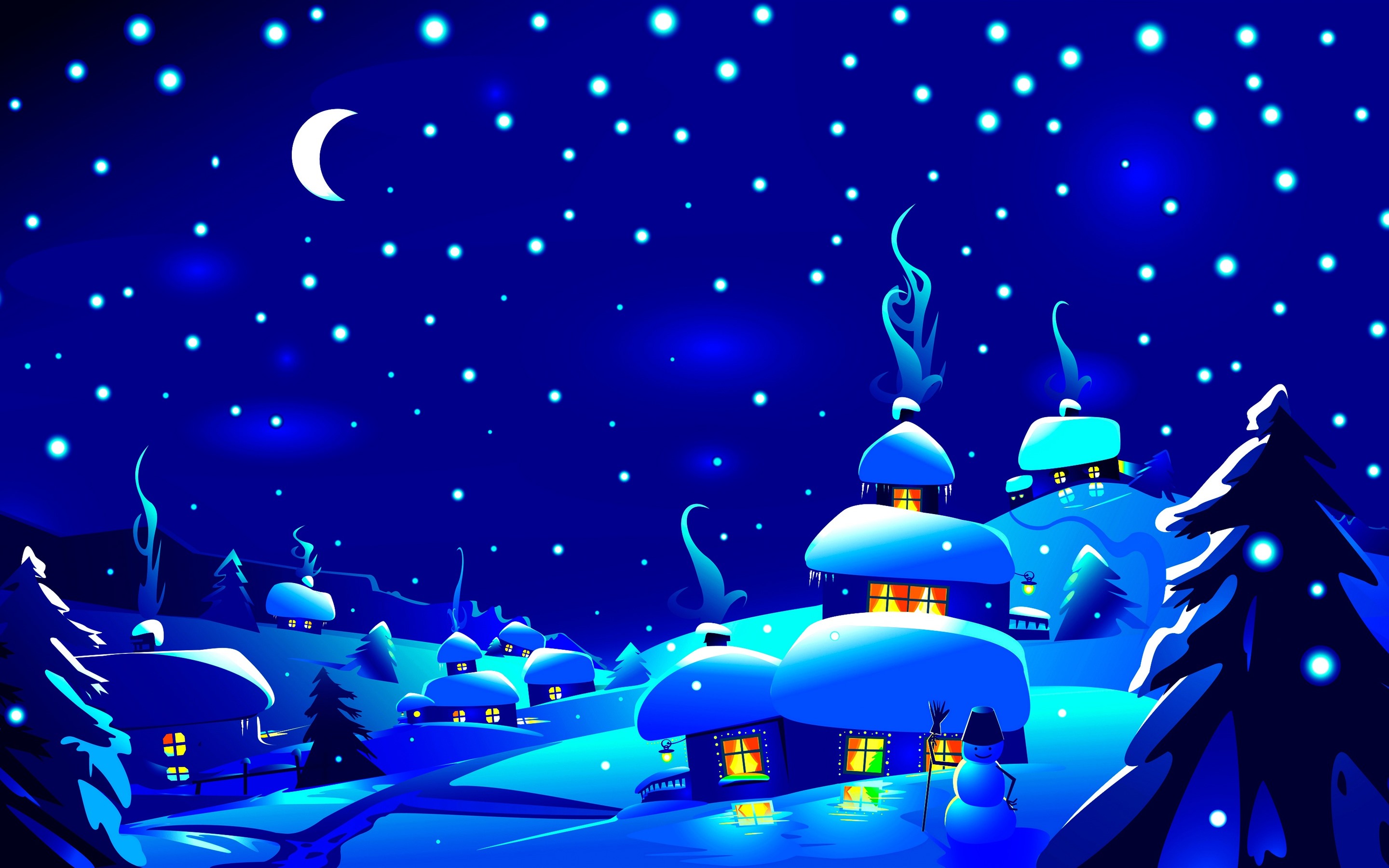 Christmas Village Wallpapers