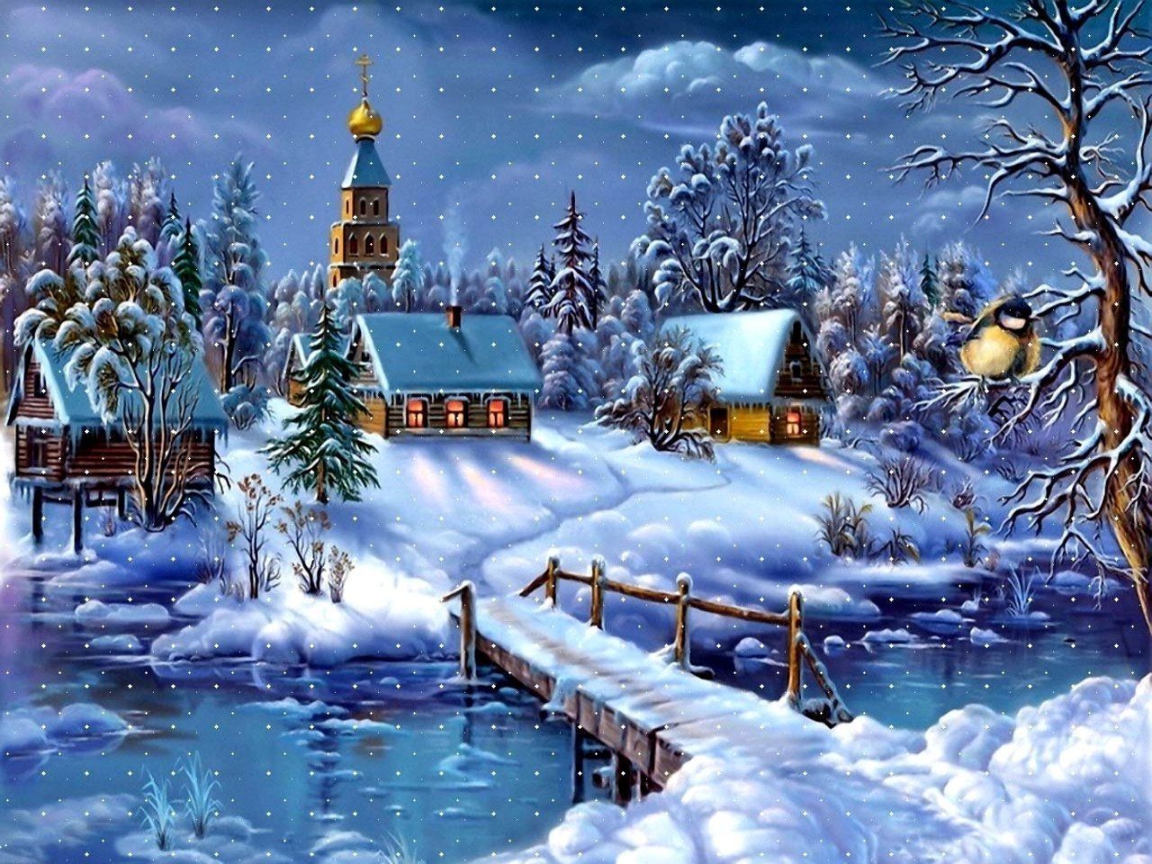 Christmas Village Wallpapers