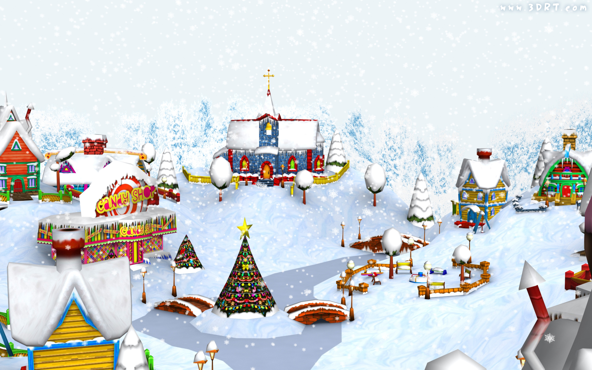 Christmas Village Wallpapers