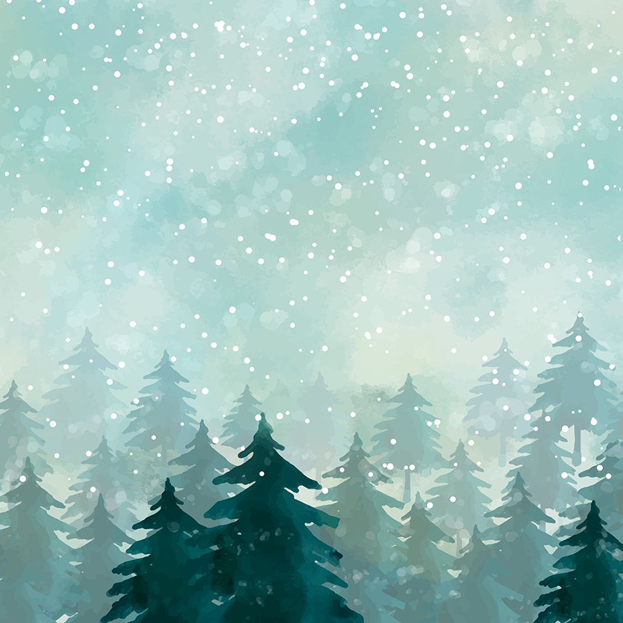 Christmas Watercolor Wallpapers