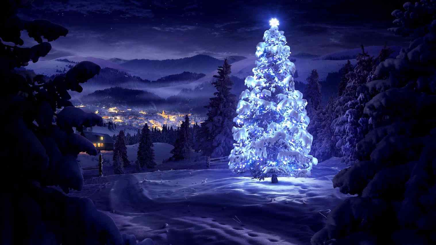 Christmas Winter Scenes Wallpapers