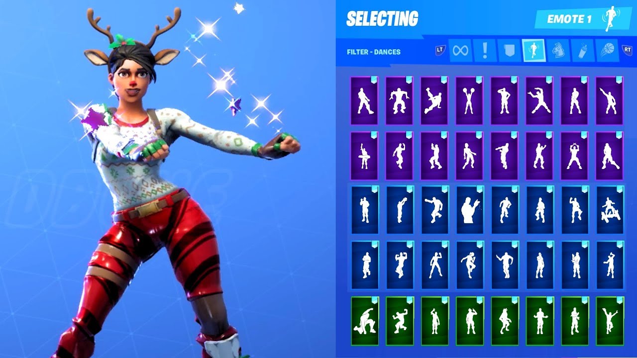 Christmas With Red Nose Raider Fortnite Wallpapers