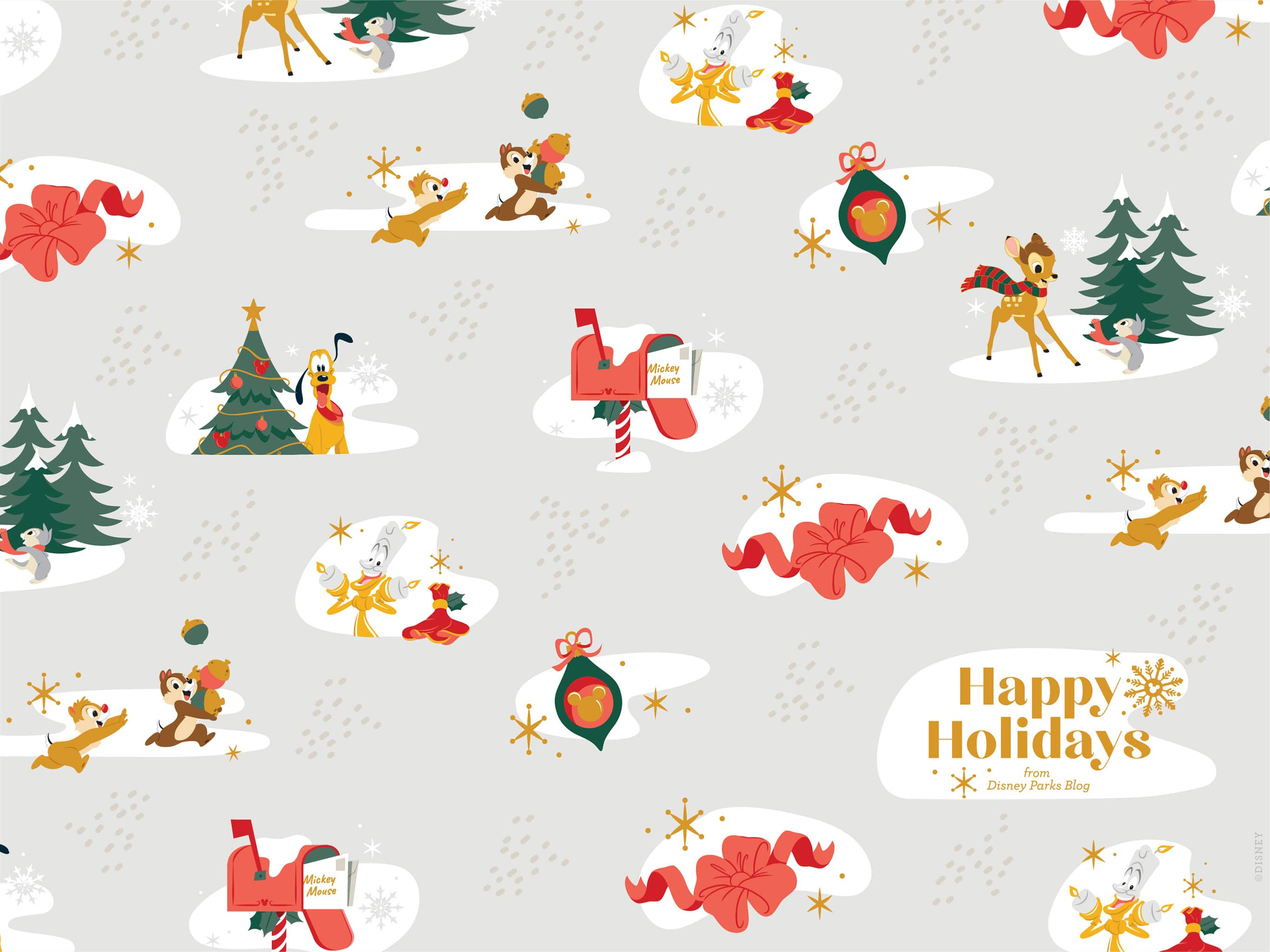 Christmas Wrapping Paper Wallpapers