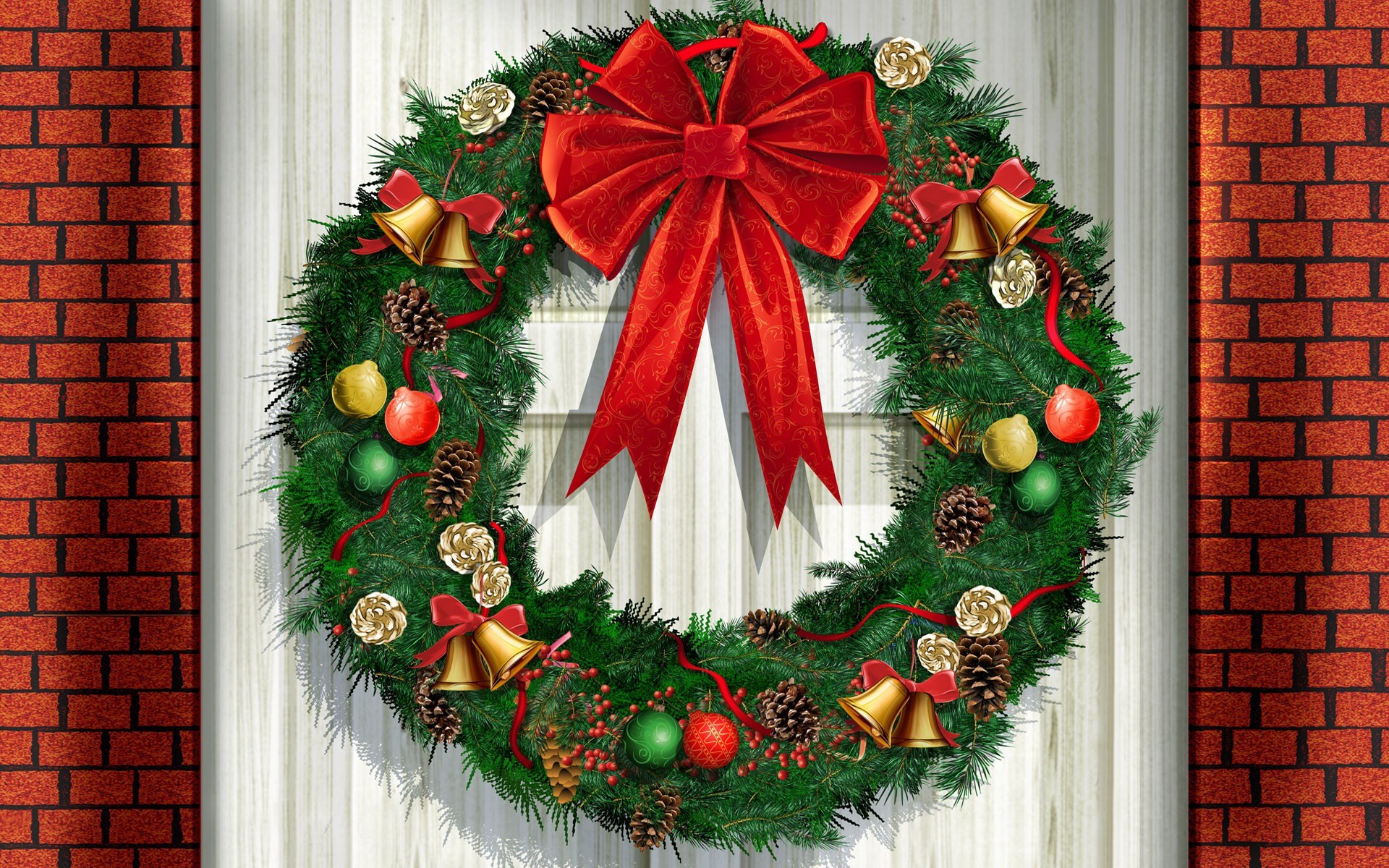 Christmas Wreath Wallpapers