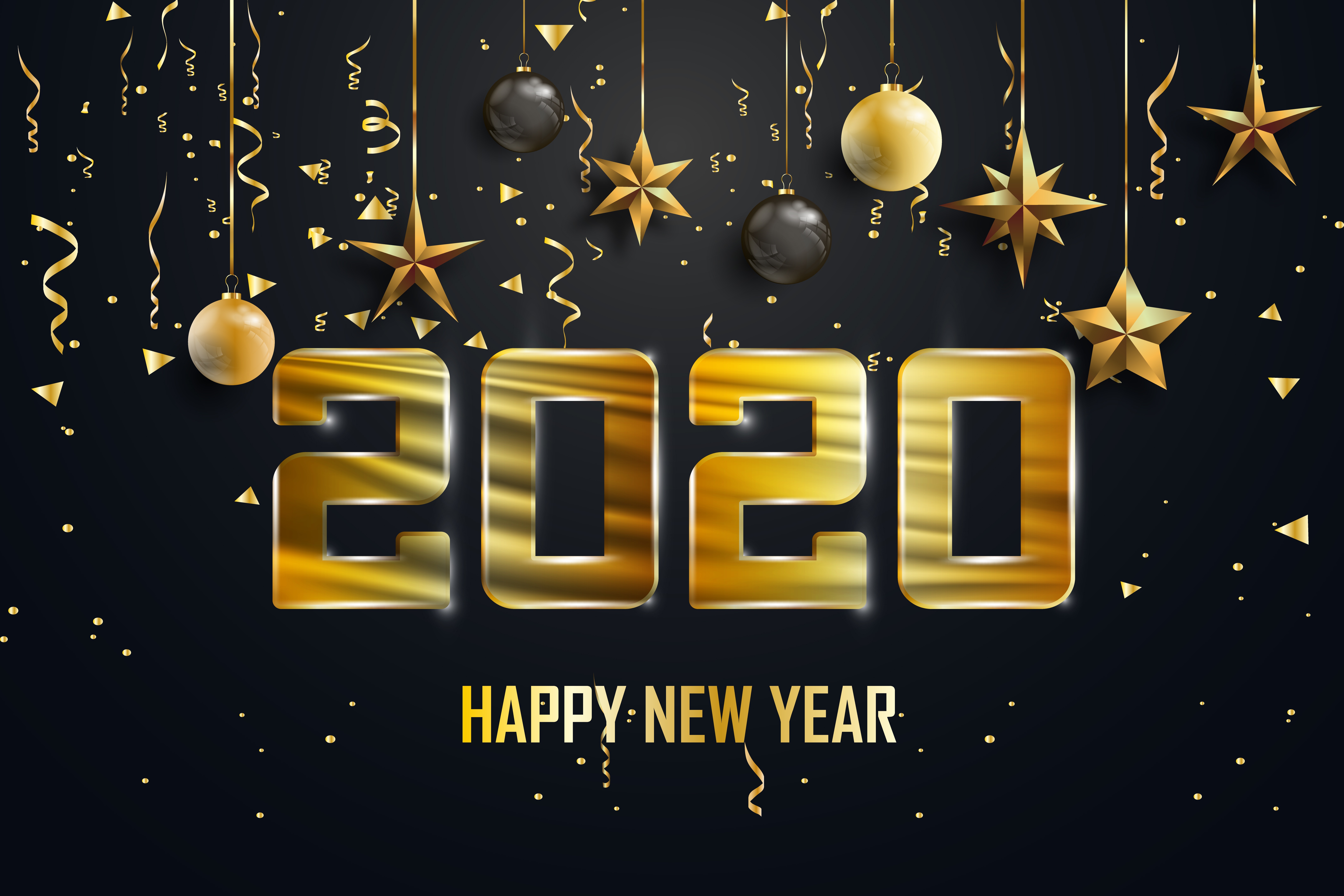 Colorful New Year 2020 Wallpapers