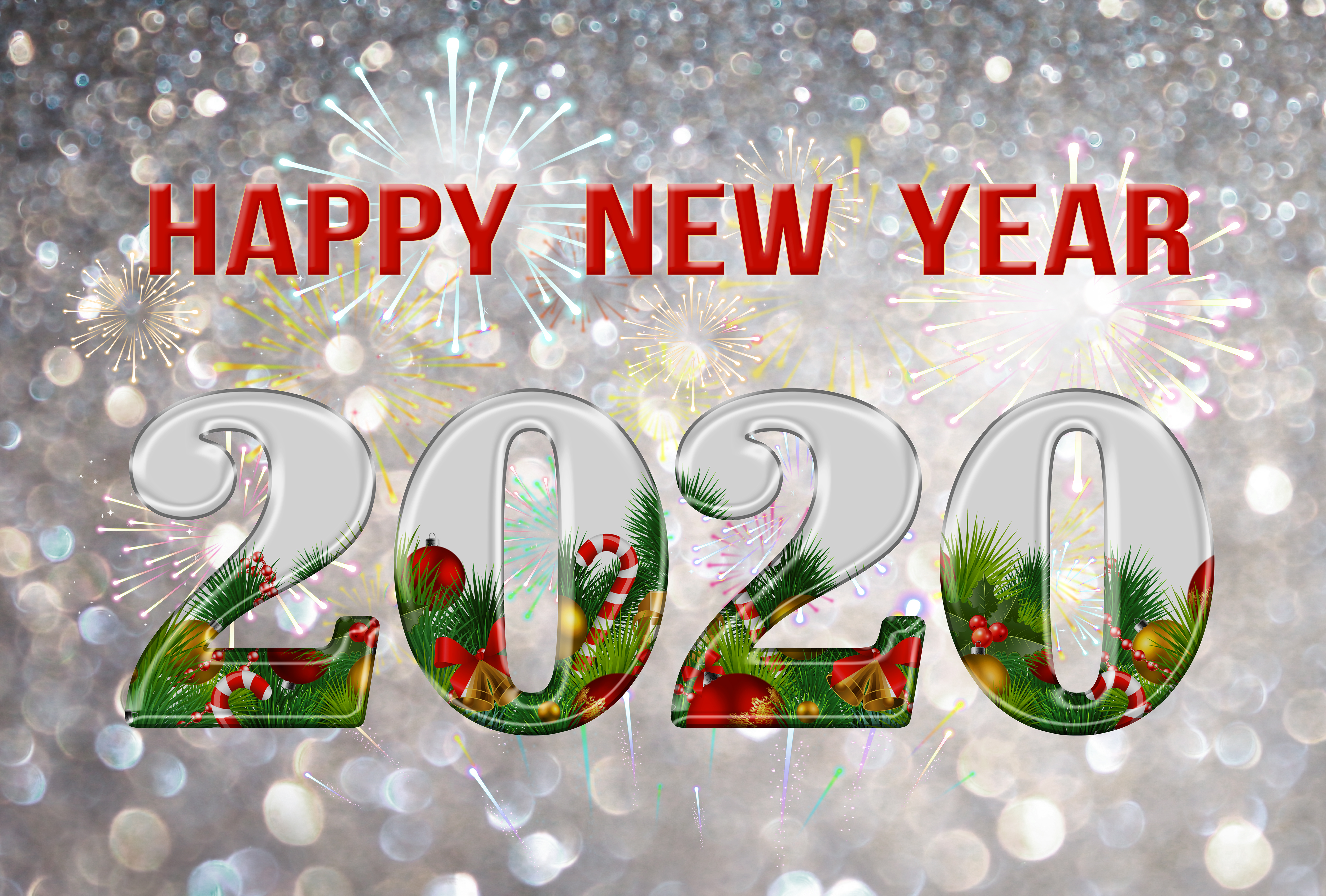 Colorful New Year 2020 Wallpapers