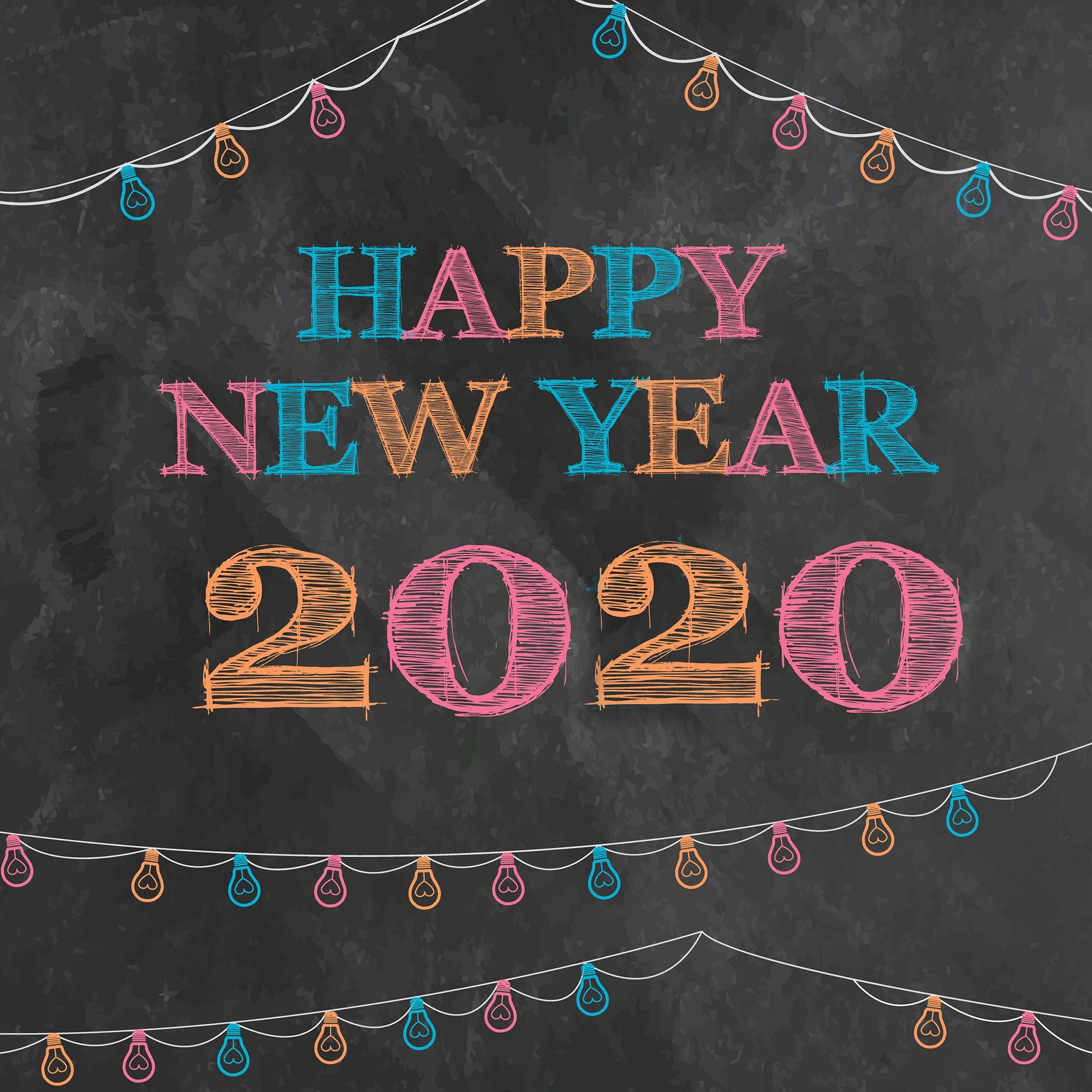 Colorful New Year 2020 Wallpapers