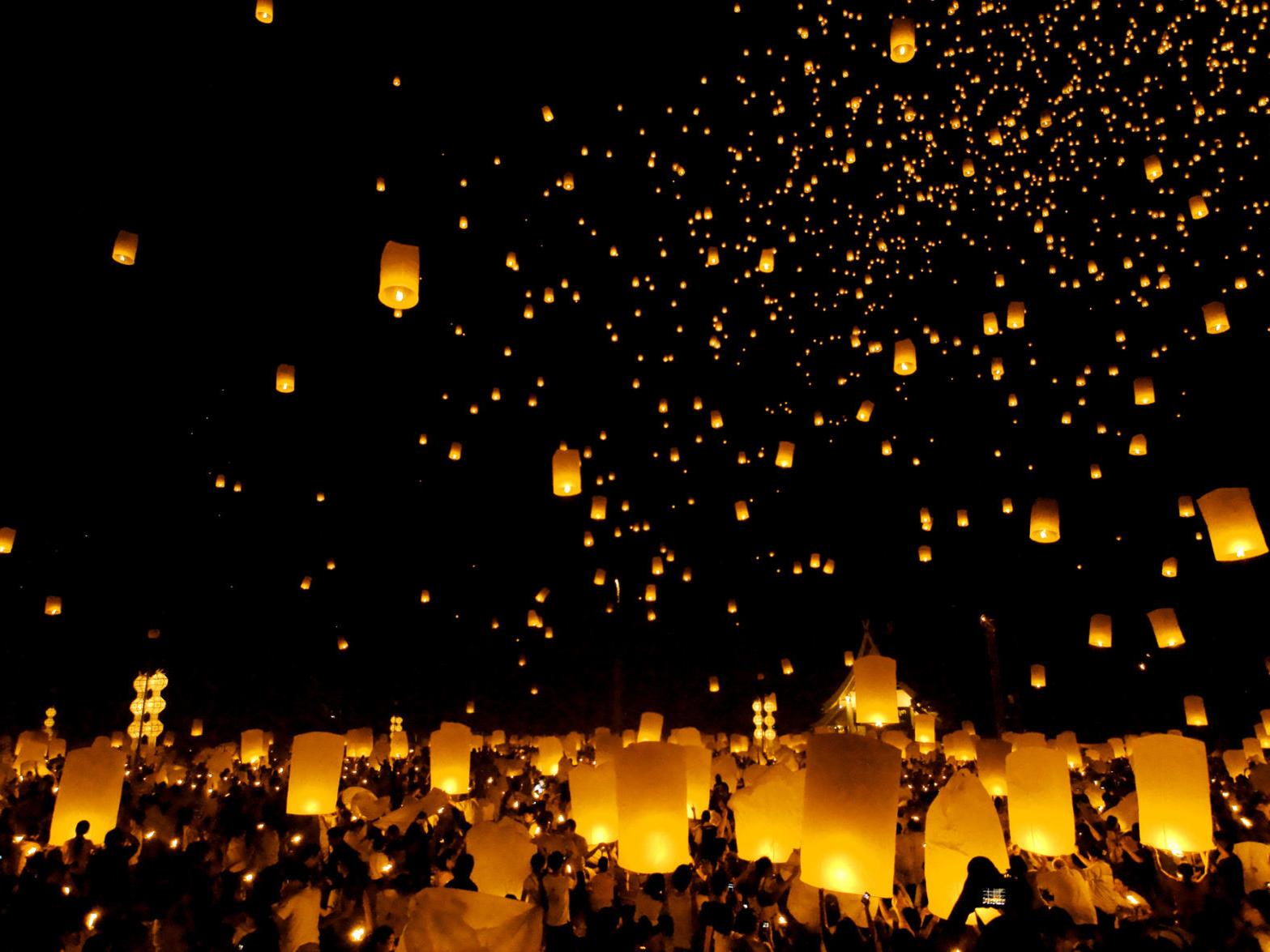 Floating Lanterns Festival Wallpapers