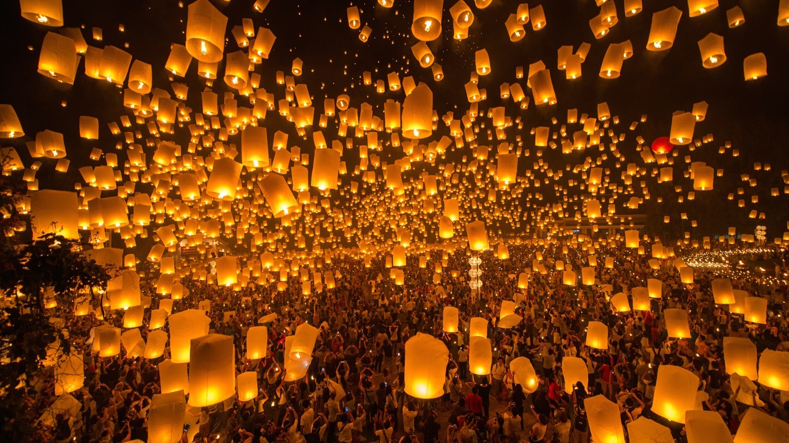 Floating Lanterns Festival Wallpapers