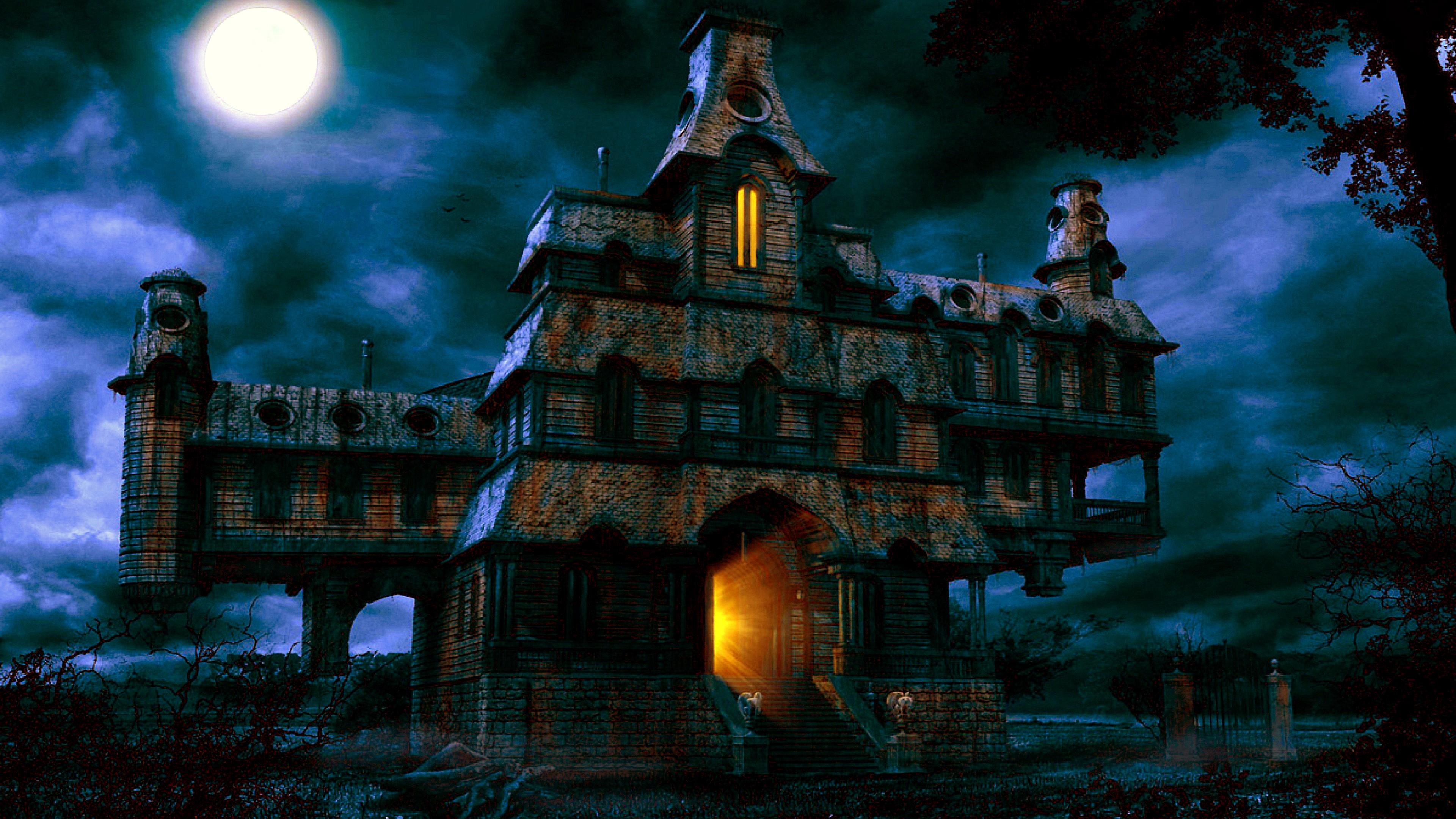 Halloween Haunted House Wallpapers