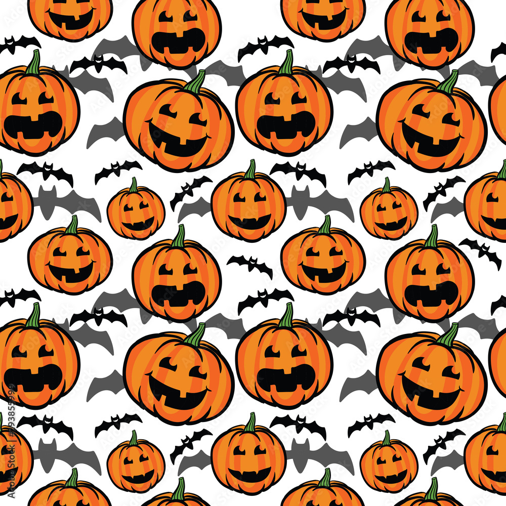 Halloween Jack-O'-Lantern With Mask Wallpapers