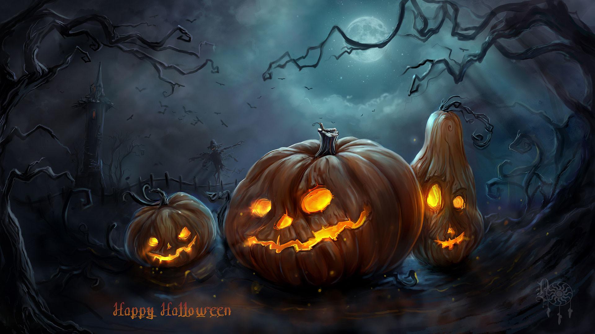 Halloween Scary Pumpkin Wallpapers