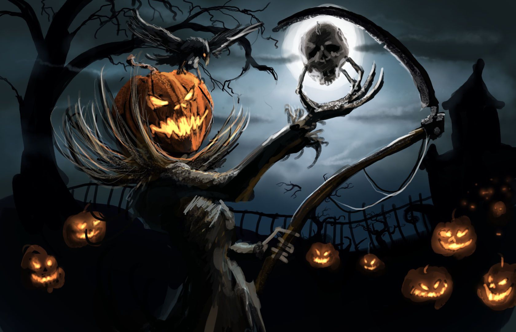 Halloween Scary Pumpkin Wallpapers