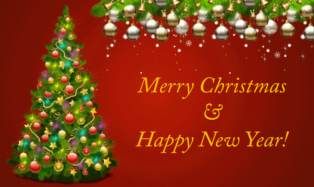 Happy New Year And Merry Christmas 2019 Wallpapers