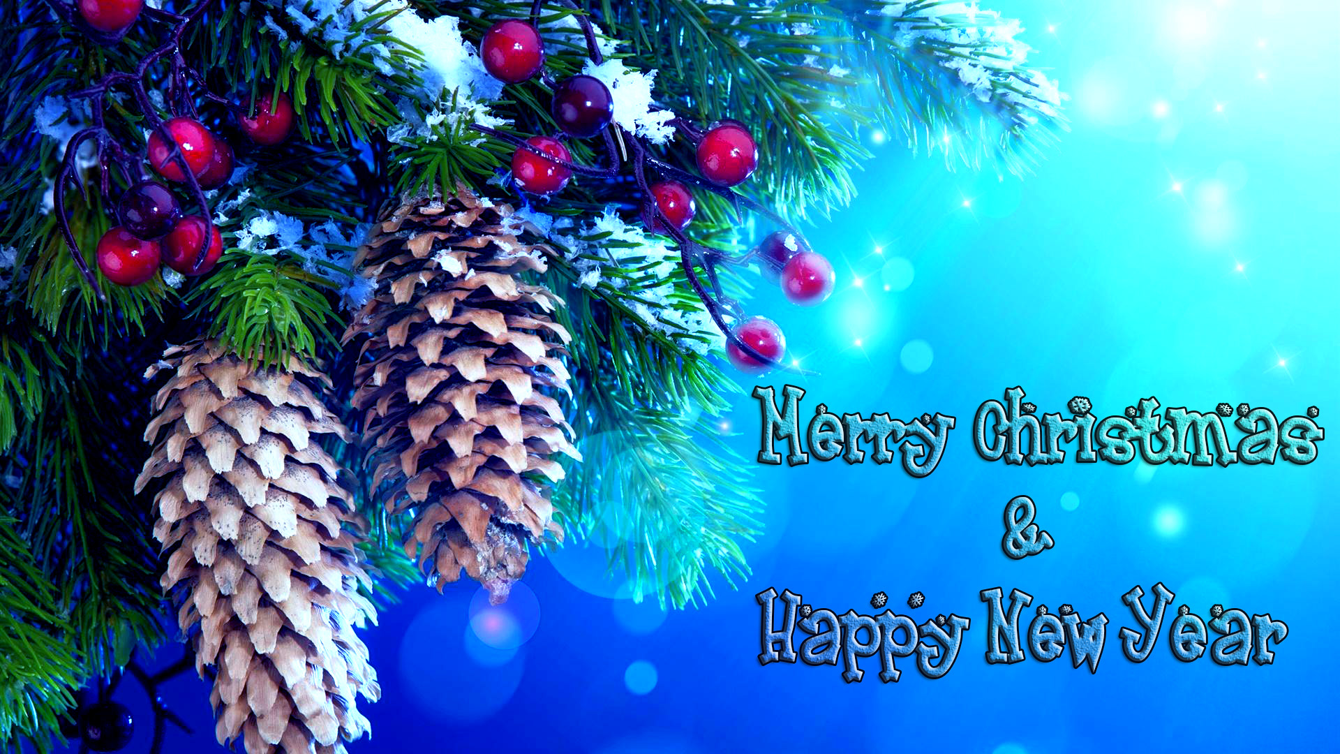 Happy New Year Merry Christmas 2021 Greeting Wallpapers