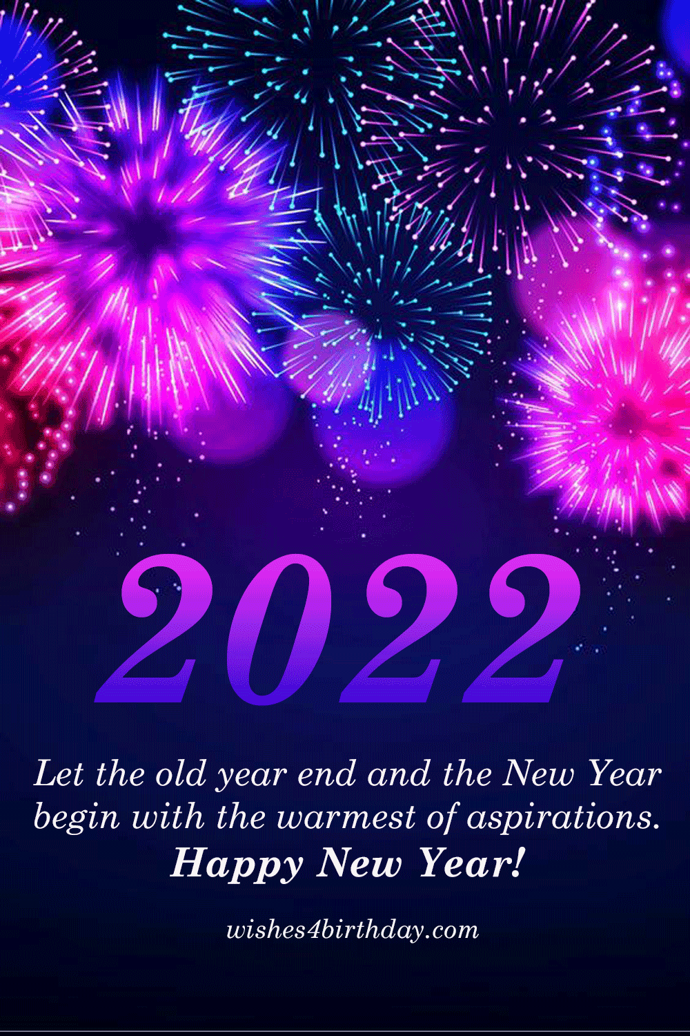 New Year 2022 4K Greeting Wallpapers