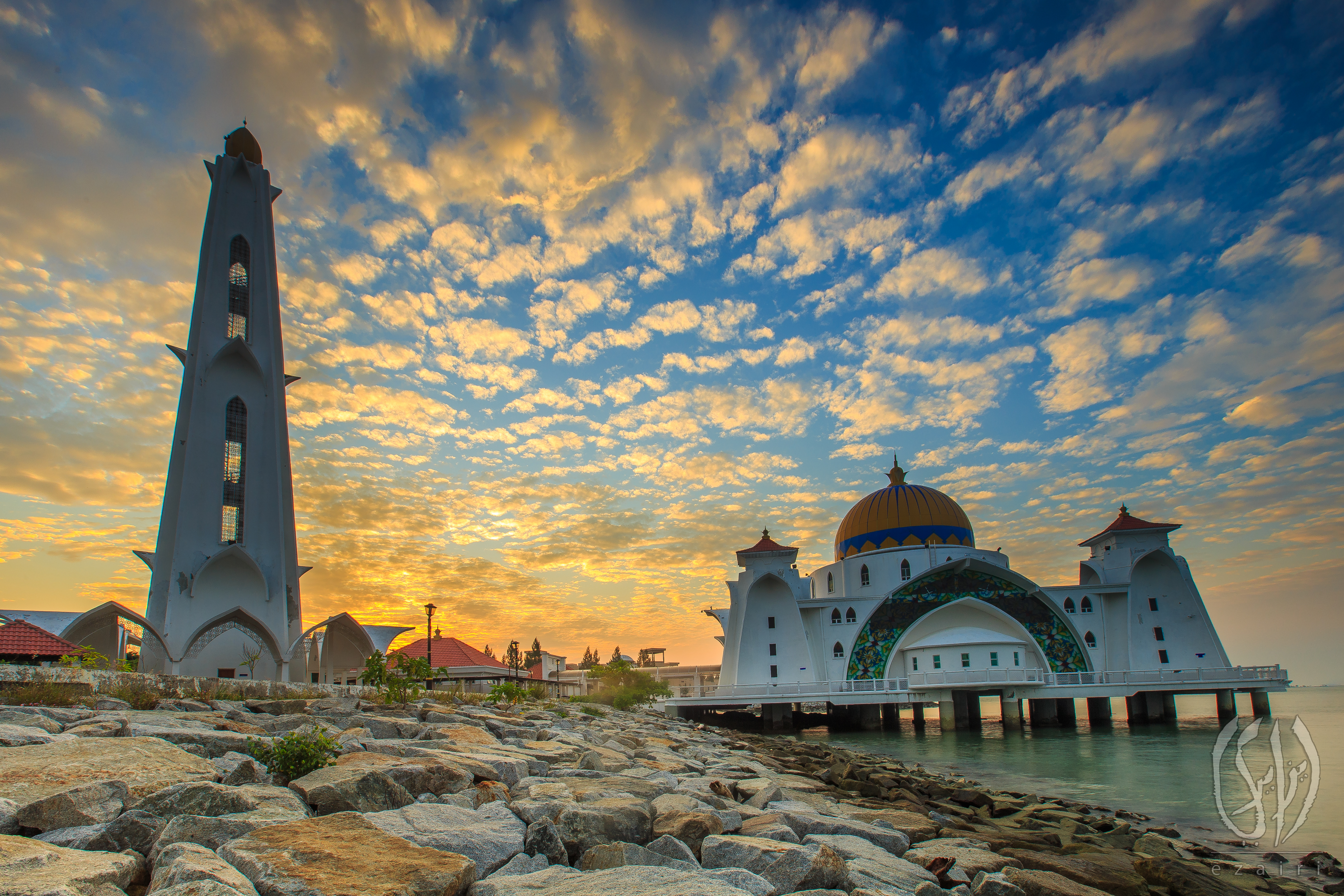 Malacca Straits Mosque Wallpapers