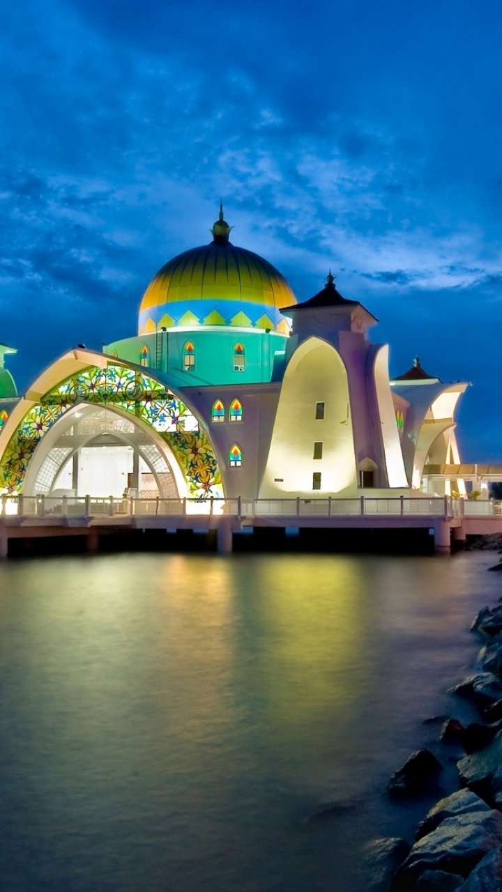 Malacca Straits Mosque Wallpapers