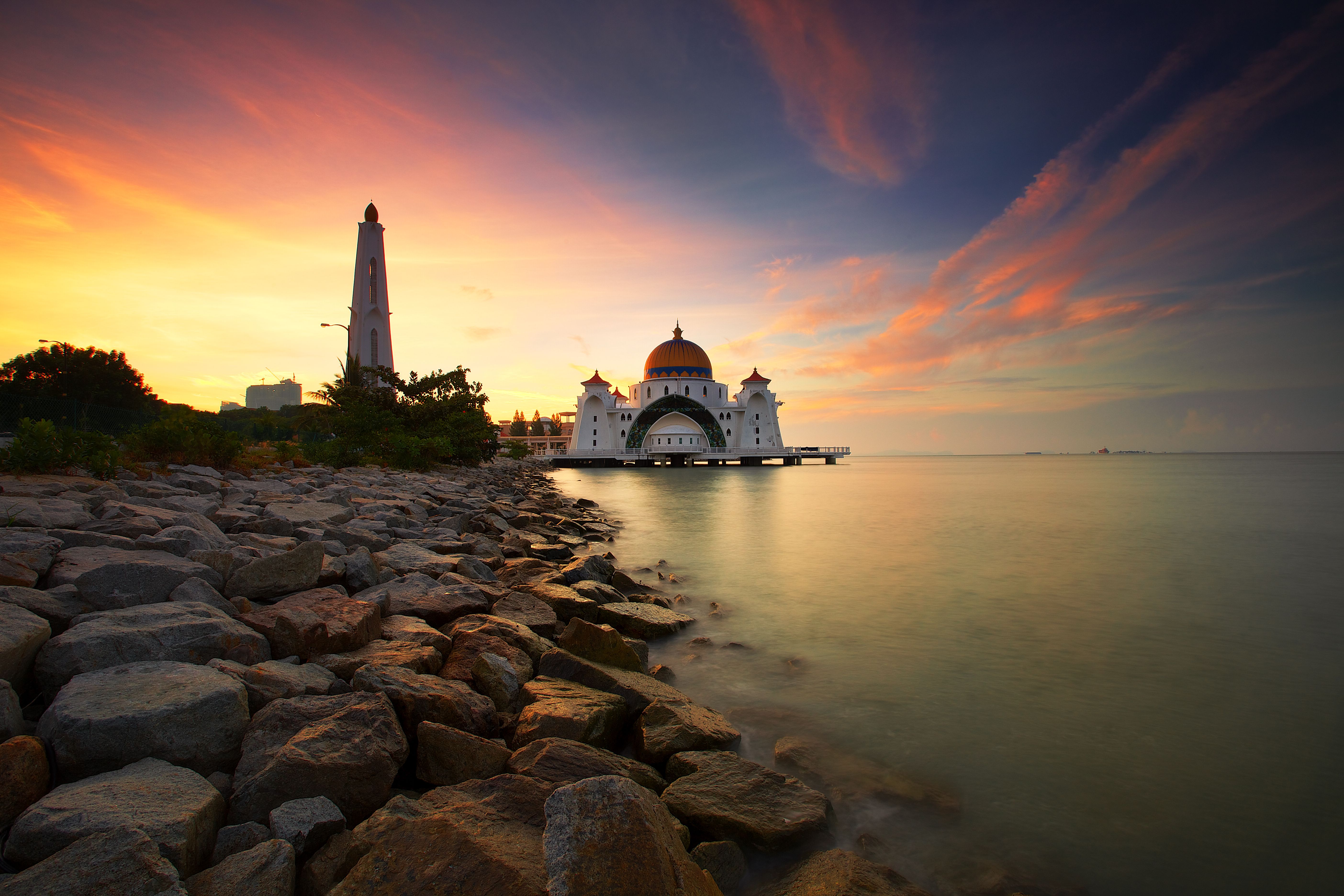 Malacca Straits Mosque Wallpapers