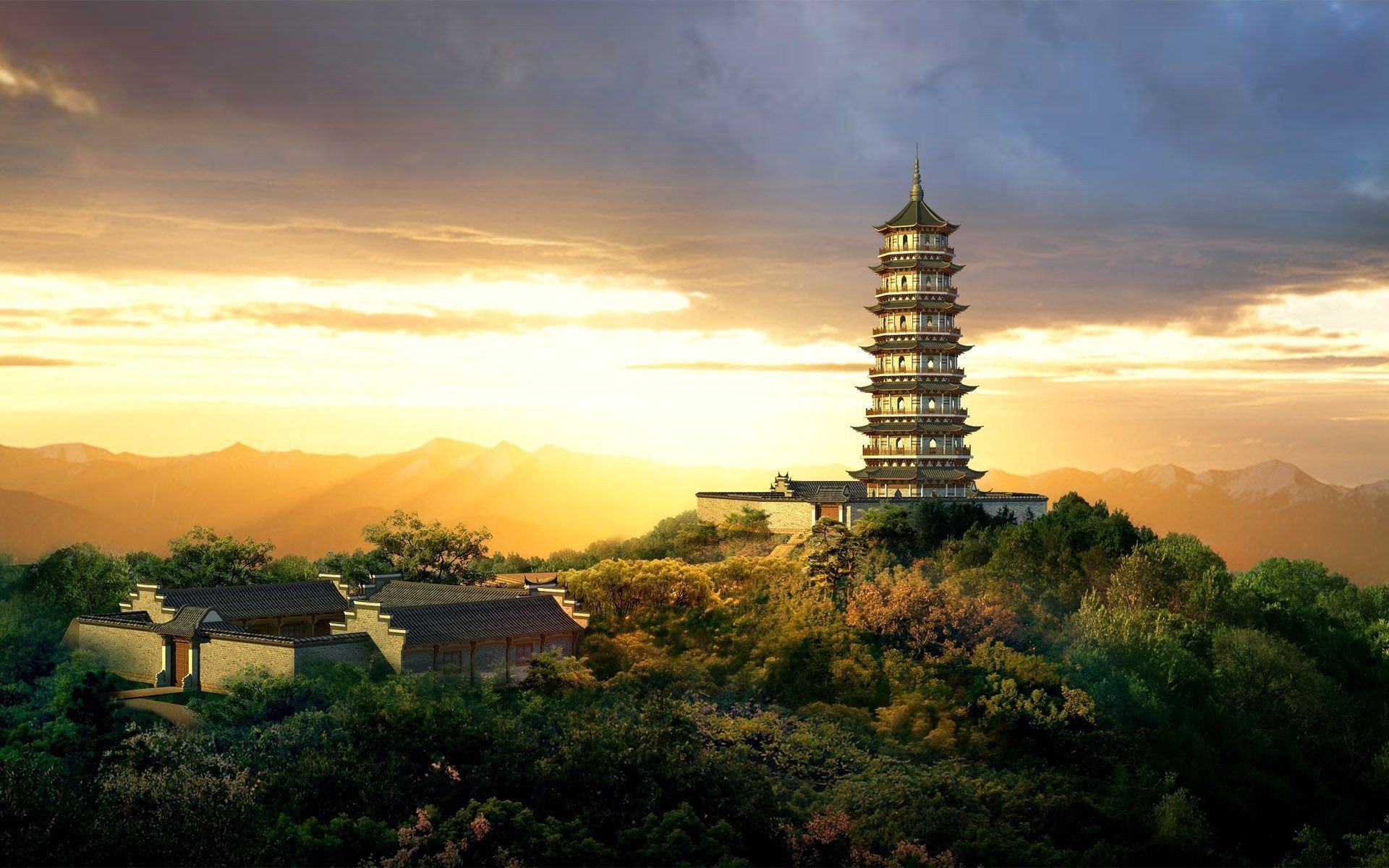 Pagoda Wallpapers