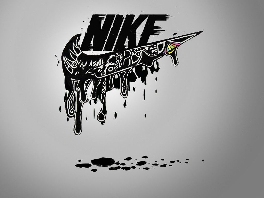 Nike Drip Logo Wallpapers