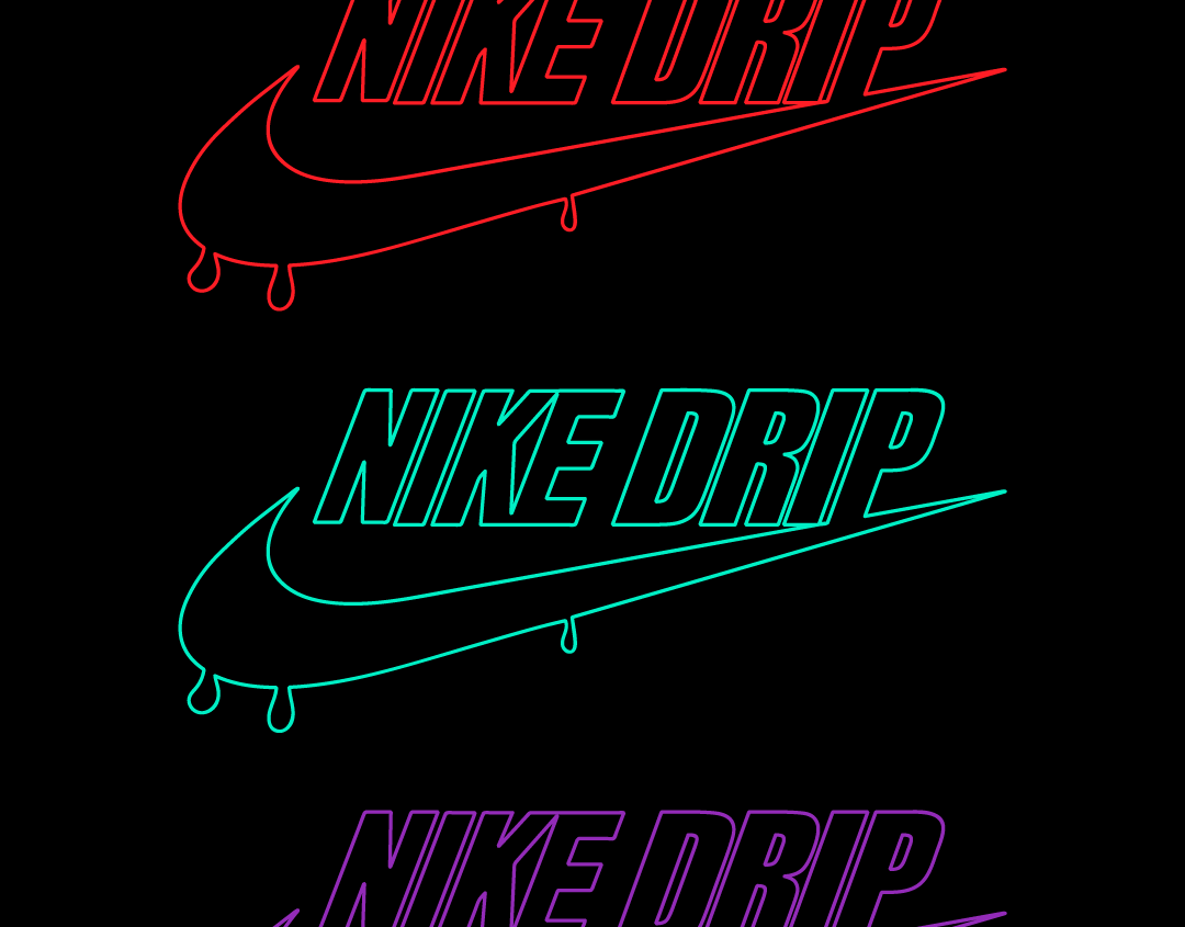 Nike Drip Logo Wallpapers