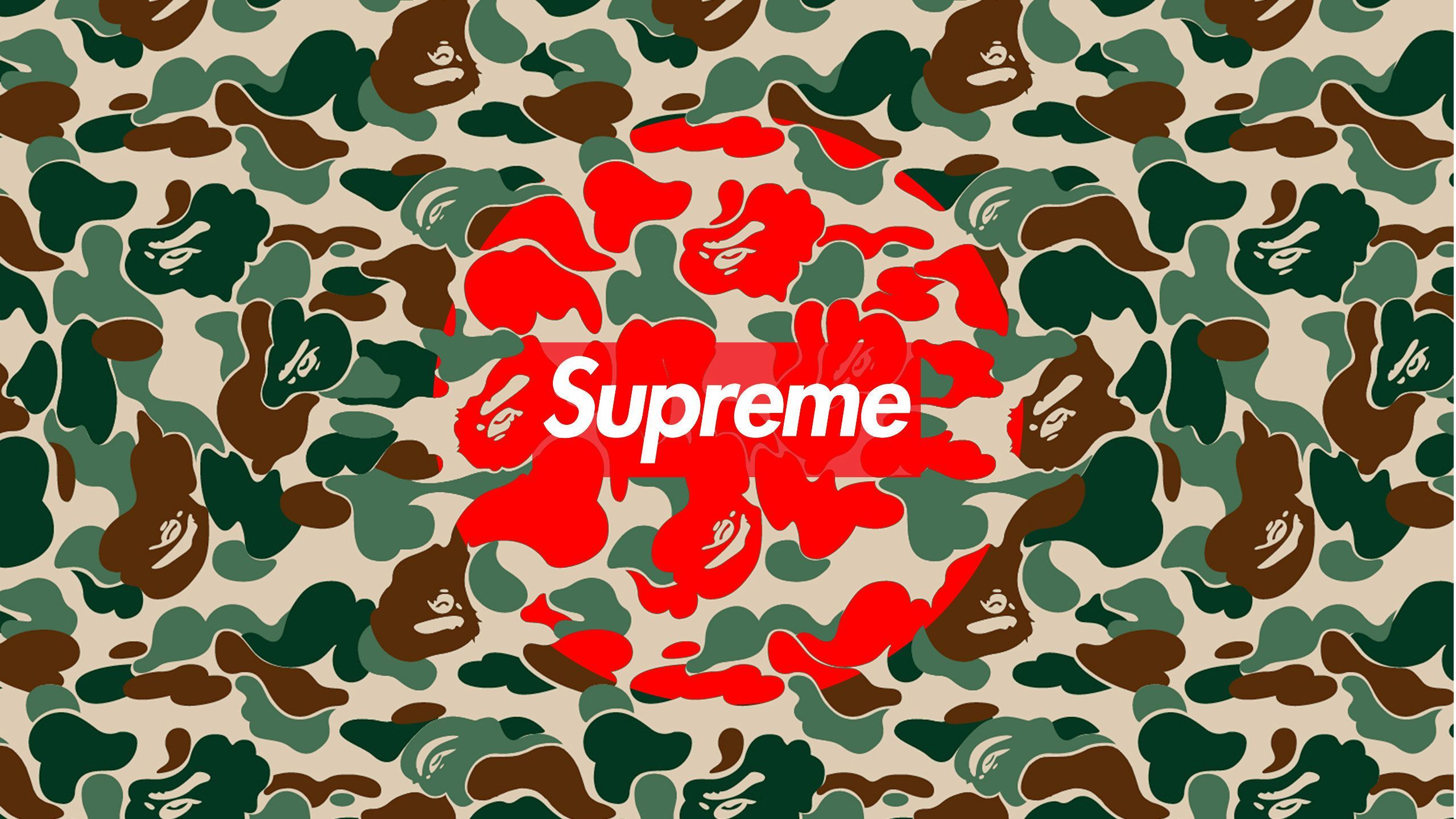 Nike Supreme Bape Desktop Wallpapers