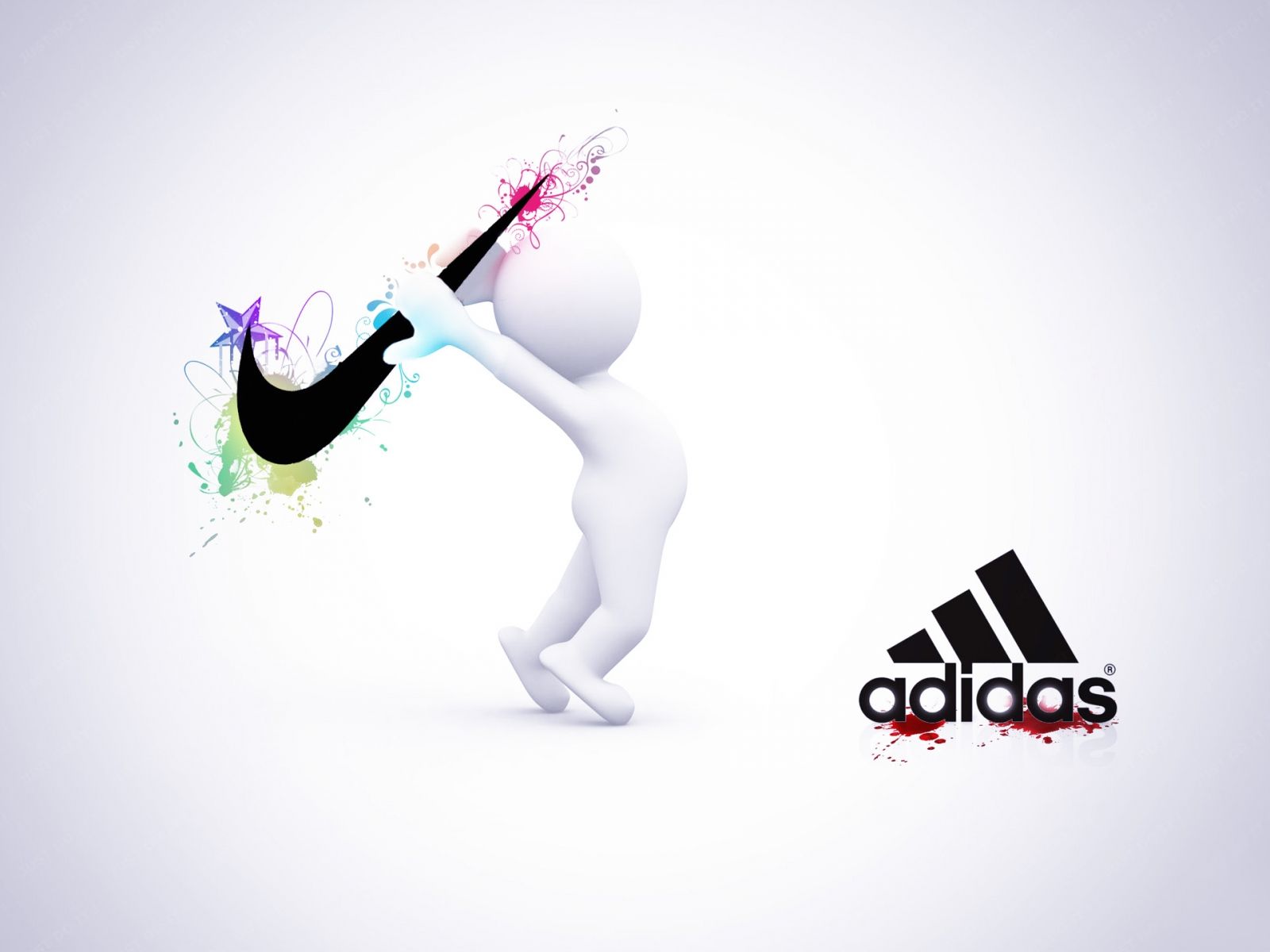 Nike Vs Adidas Galaxy Wallpapers