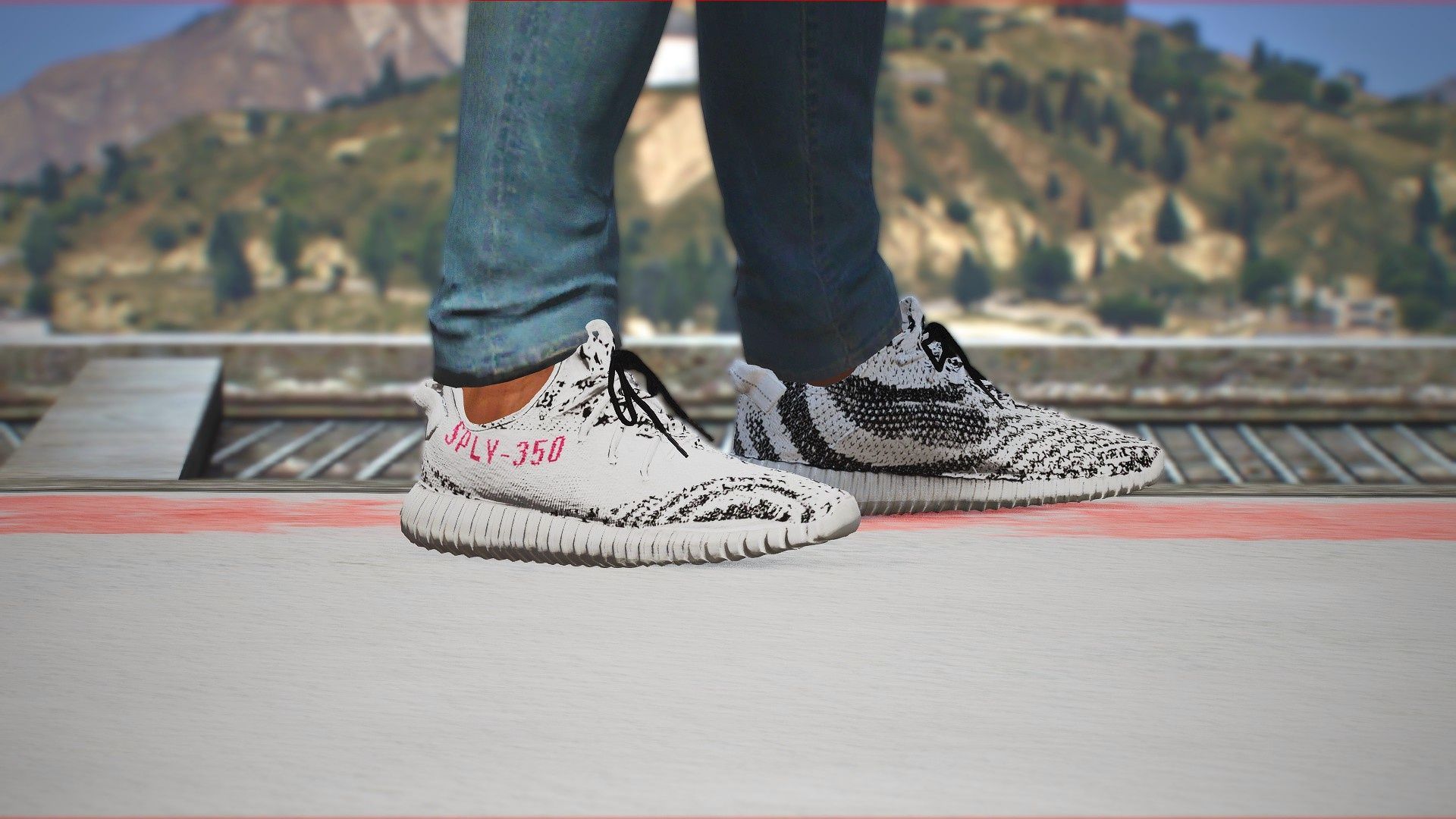 Yeezy 350 V2 Zebra Wallpapers