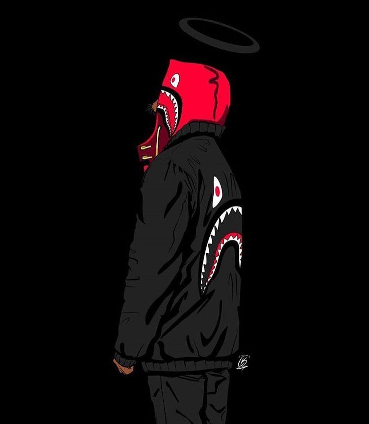 Yeezy Bape Cartoon Wallpapers