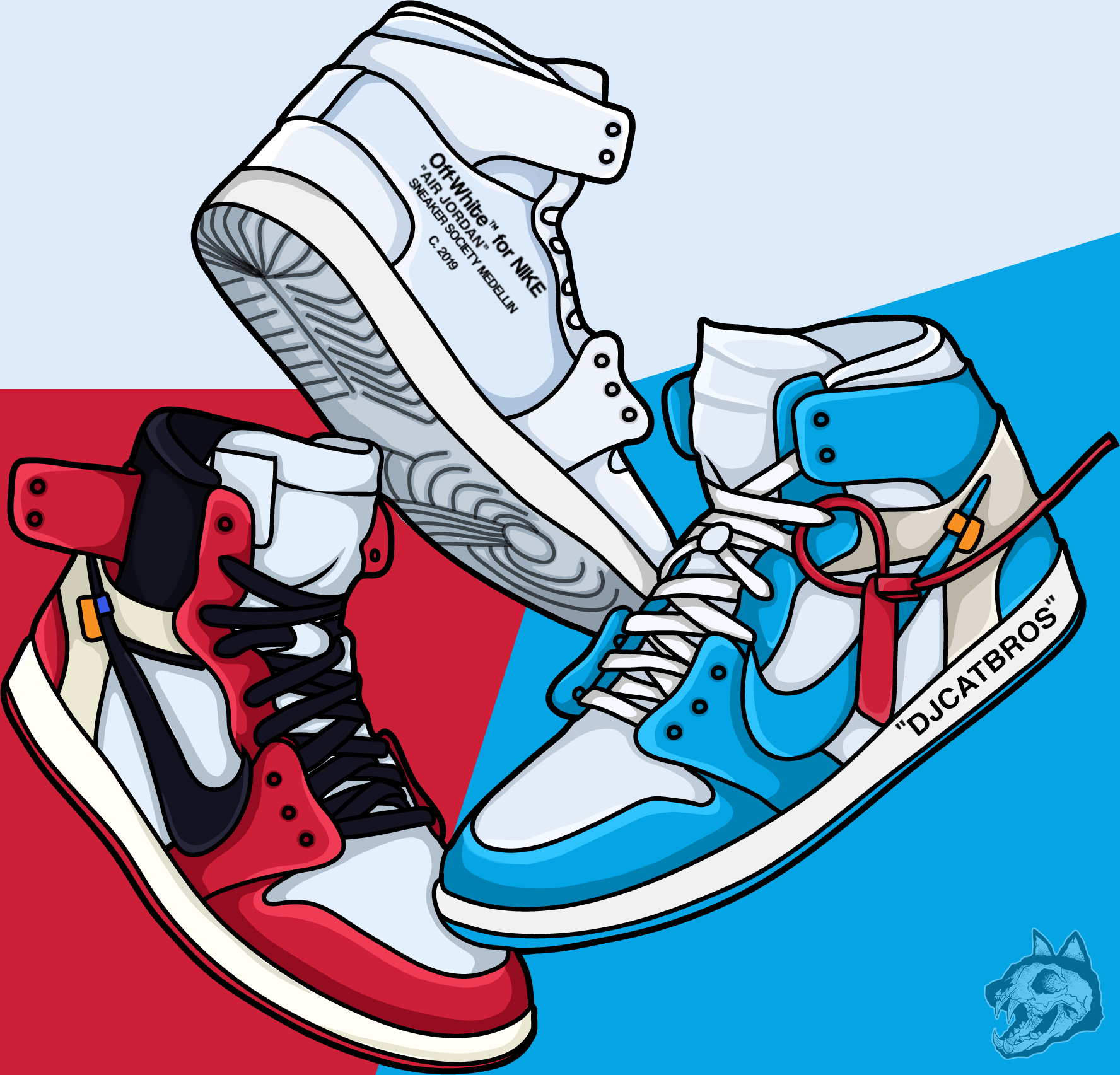 Yeezy Shoes Cartoon Wallpapers
