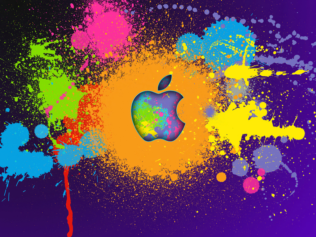 Apple 4K Logo Art Wallpapers