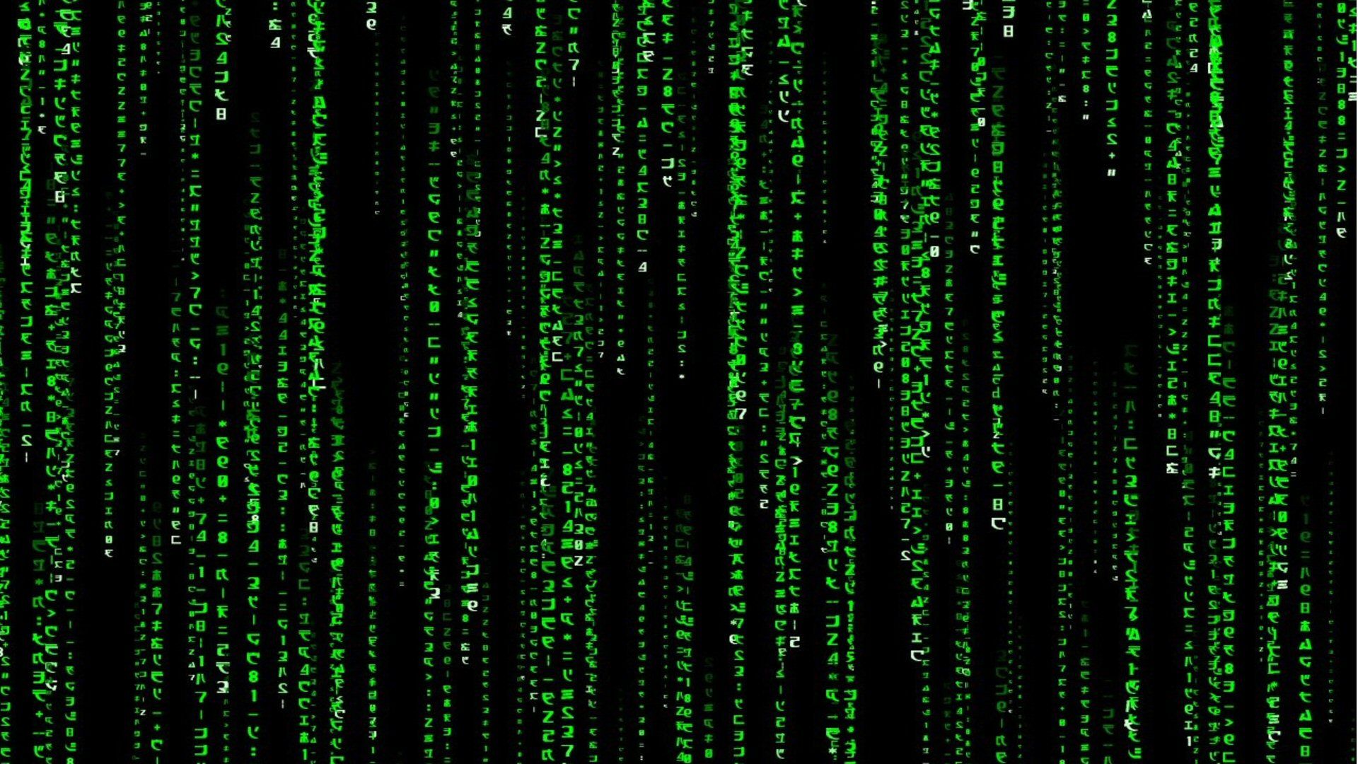 Binary Numbers Raining Wallpapers