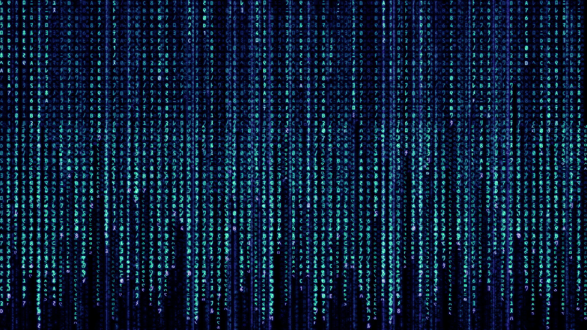 Binary Numbers Raining Wallpapers