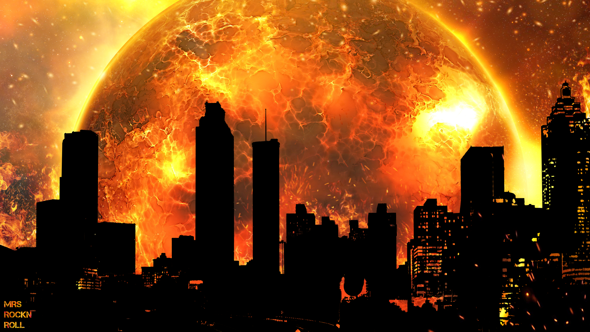 Doomsday Sun Fireball 8K Wallpapers