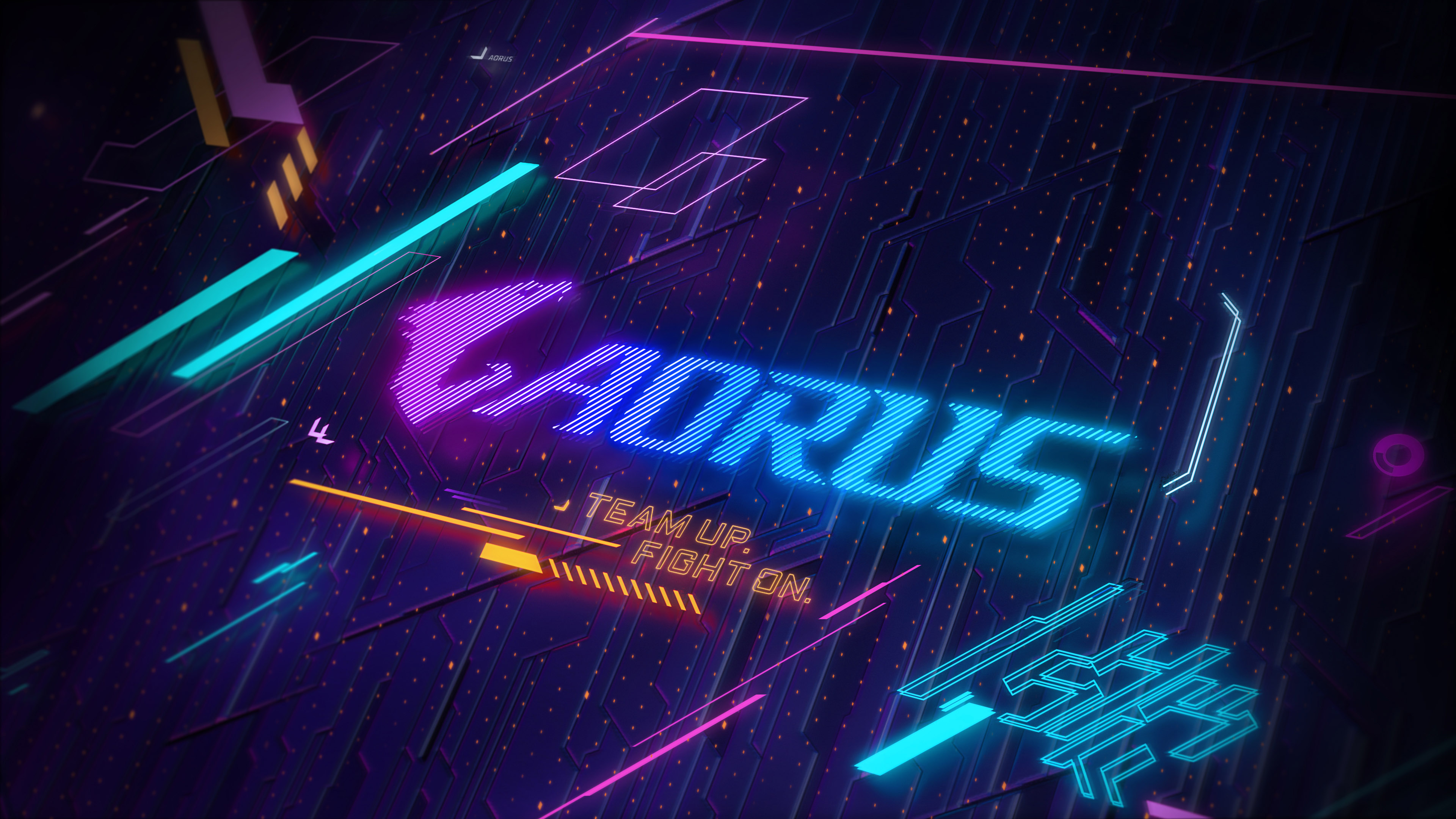 Gigabyte Aorus 4K Logo Wallpapers