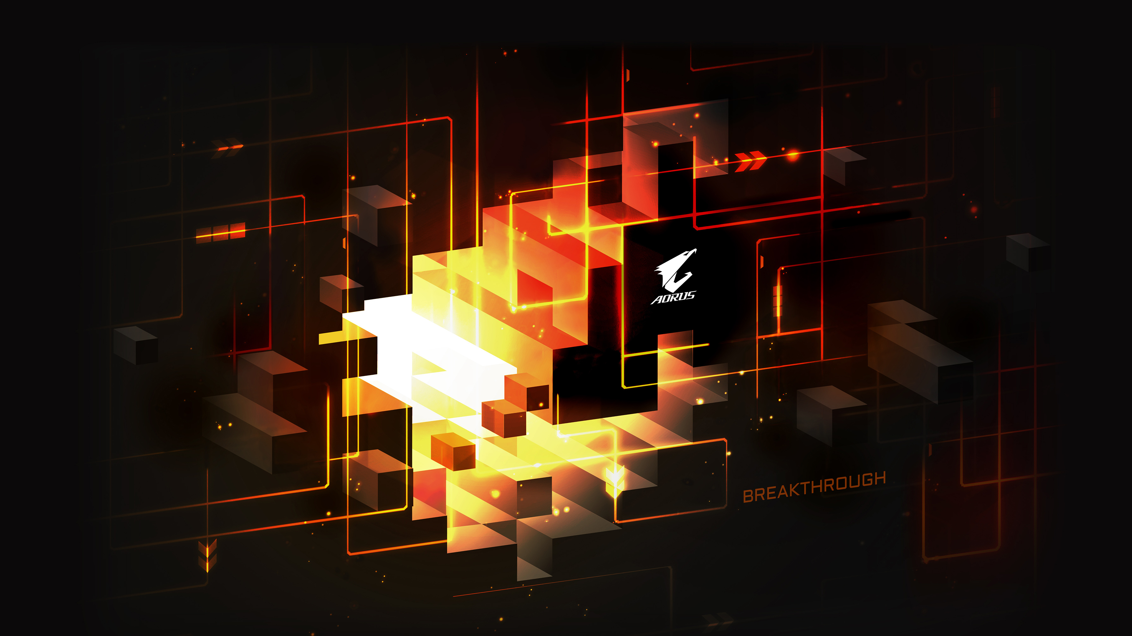 Gigabyte Aorus 4K Logo Wallpapers