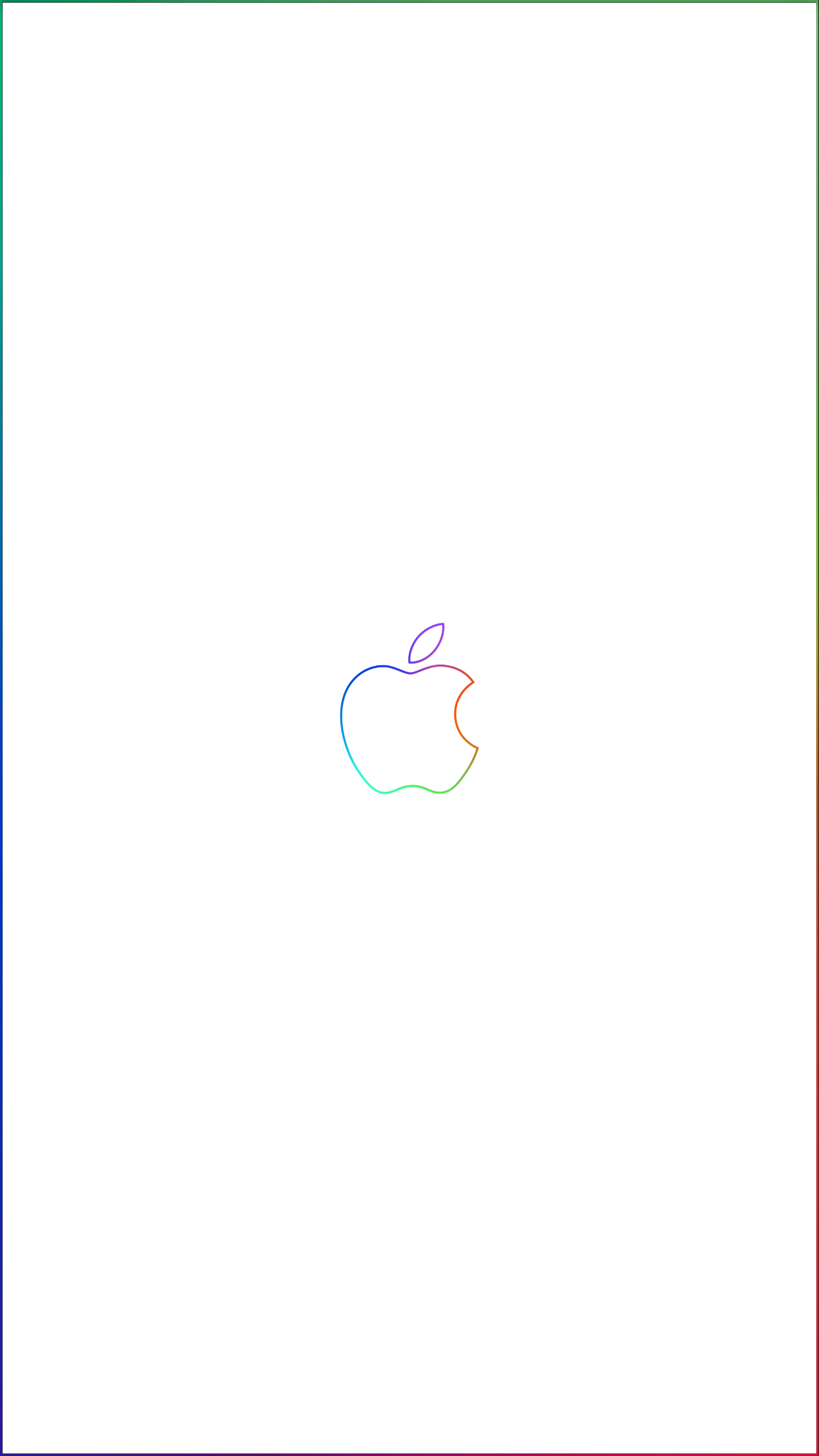 Hexagona Apple Rainbow Ios 11 Wallpapers