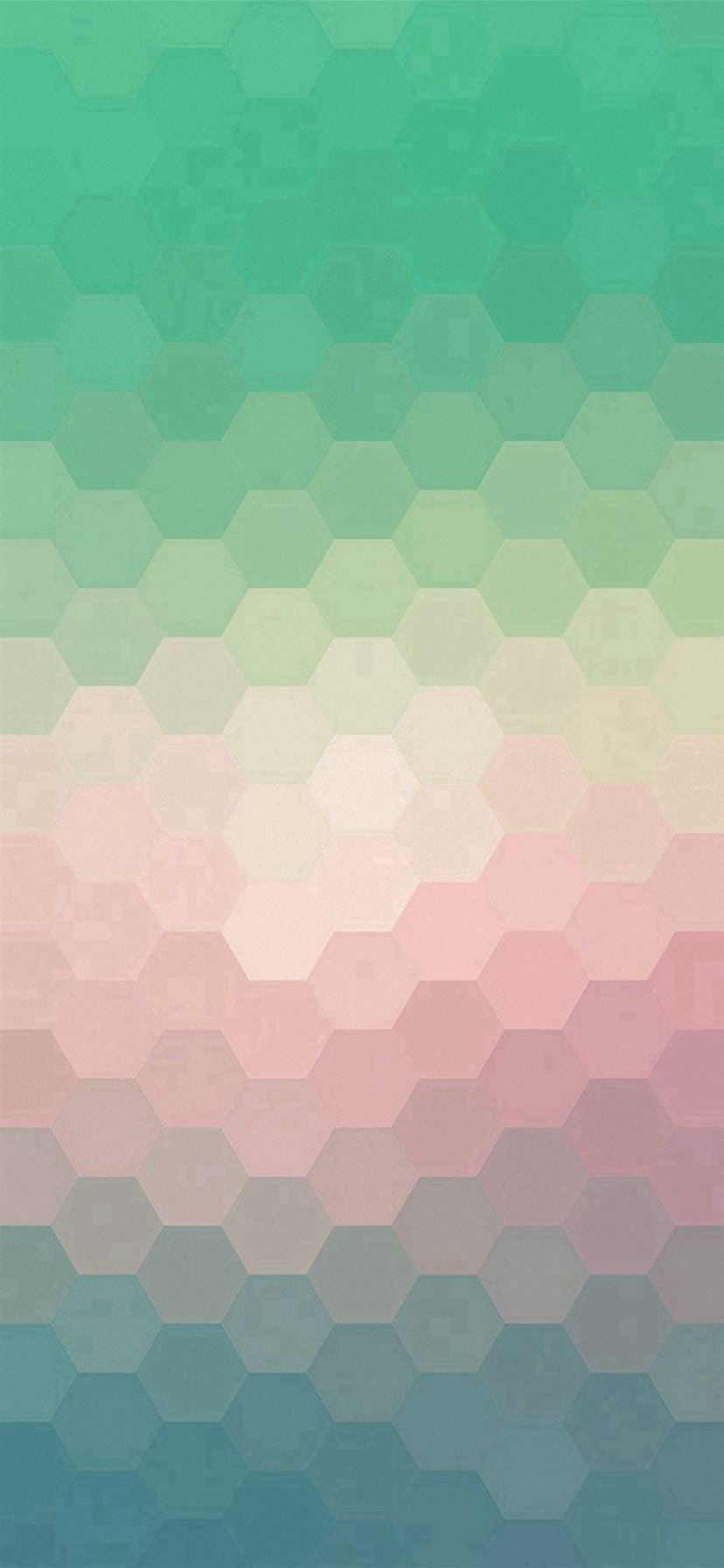 Hexagona Apple Rainbow Ios 11 Wallpapers