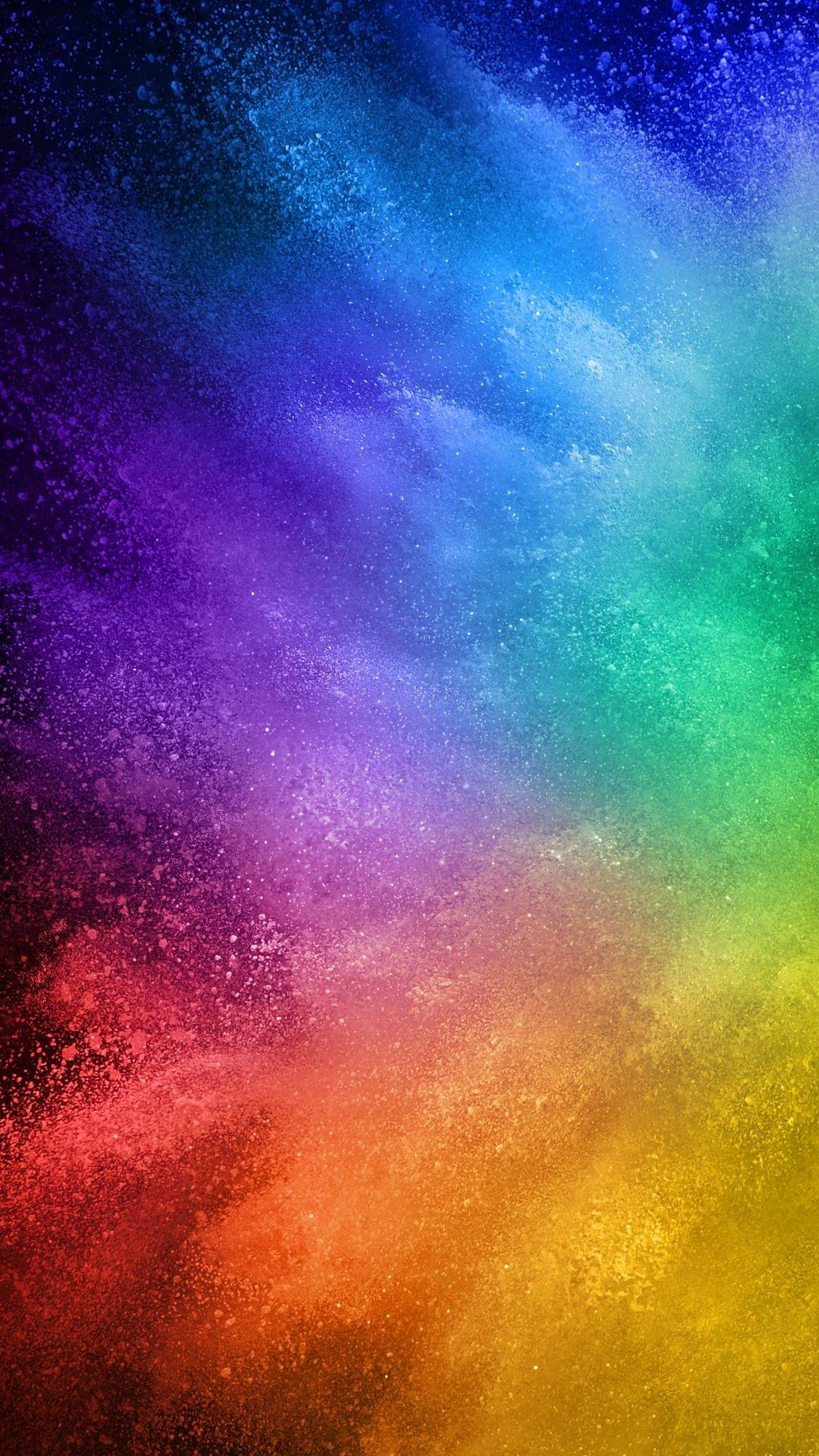 Hexagona Apple Rainbow Ios 11 Wallpapers