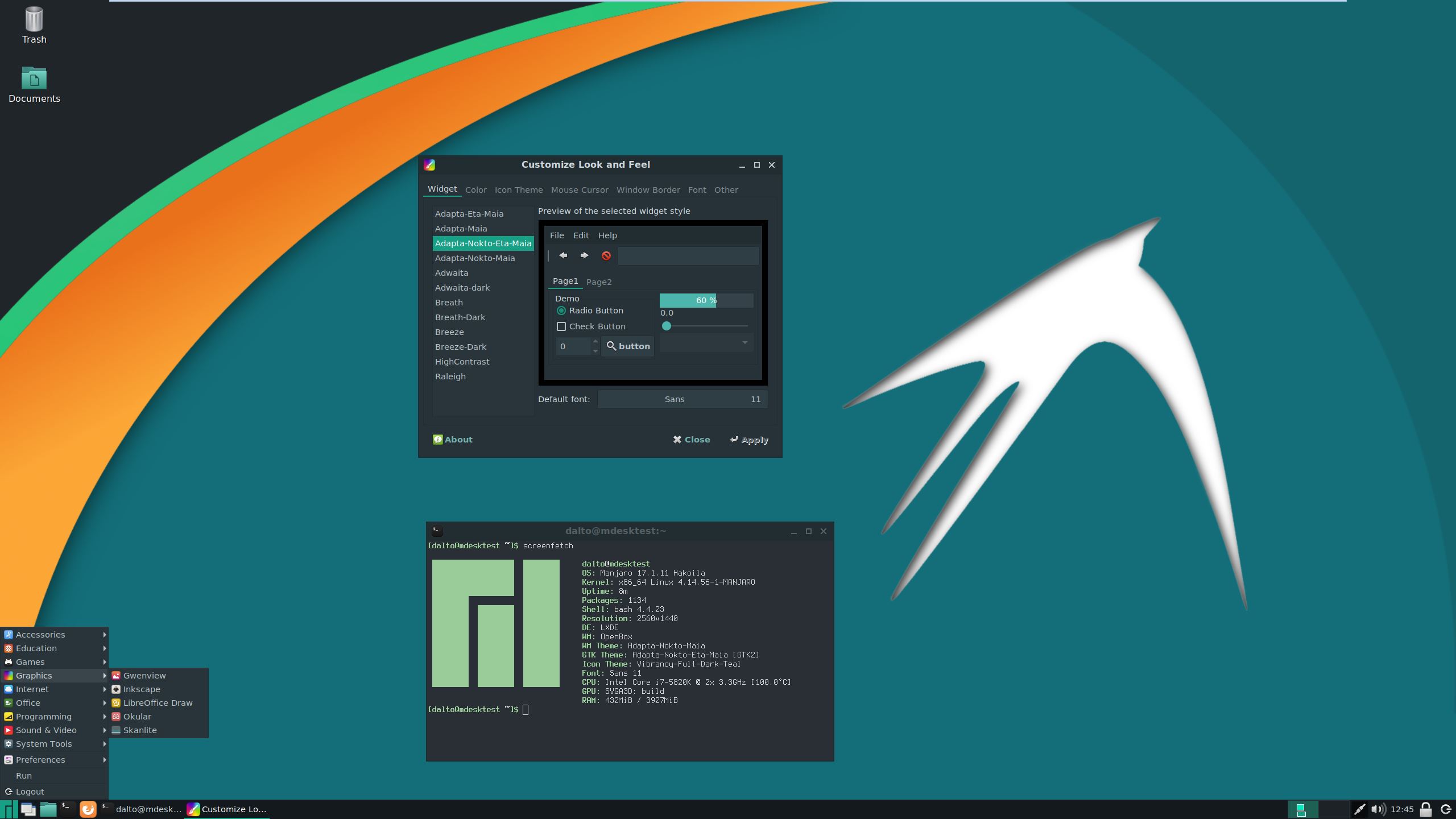 Manjaro Budgie Linux Minimalist Wallpapers