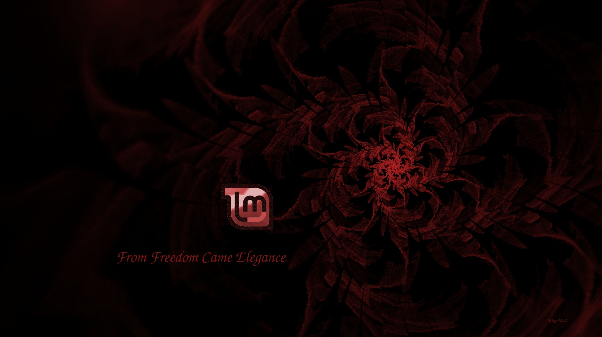 Red Linux Mint Wallpapers