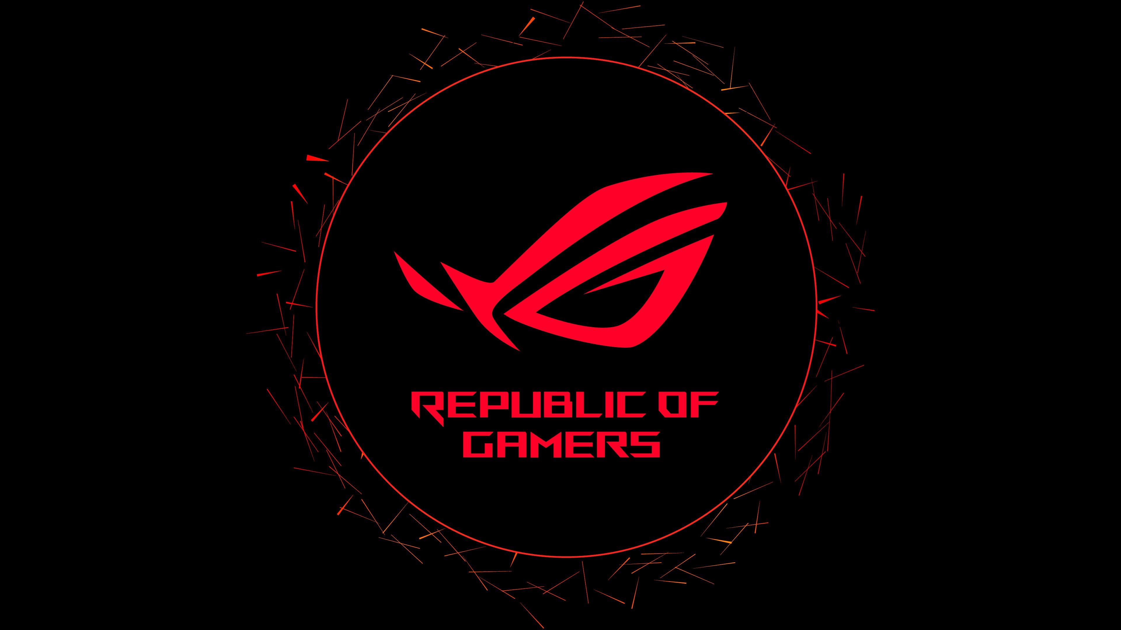 Rog Asus Tech Logo 4K Wallpapers