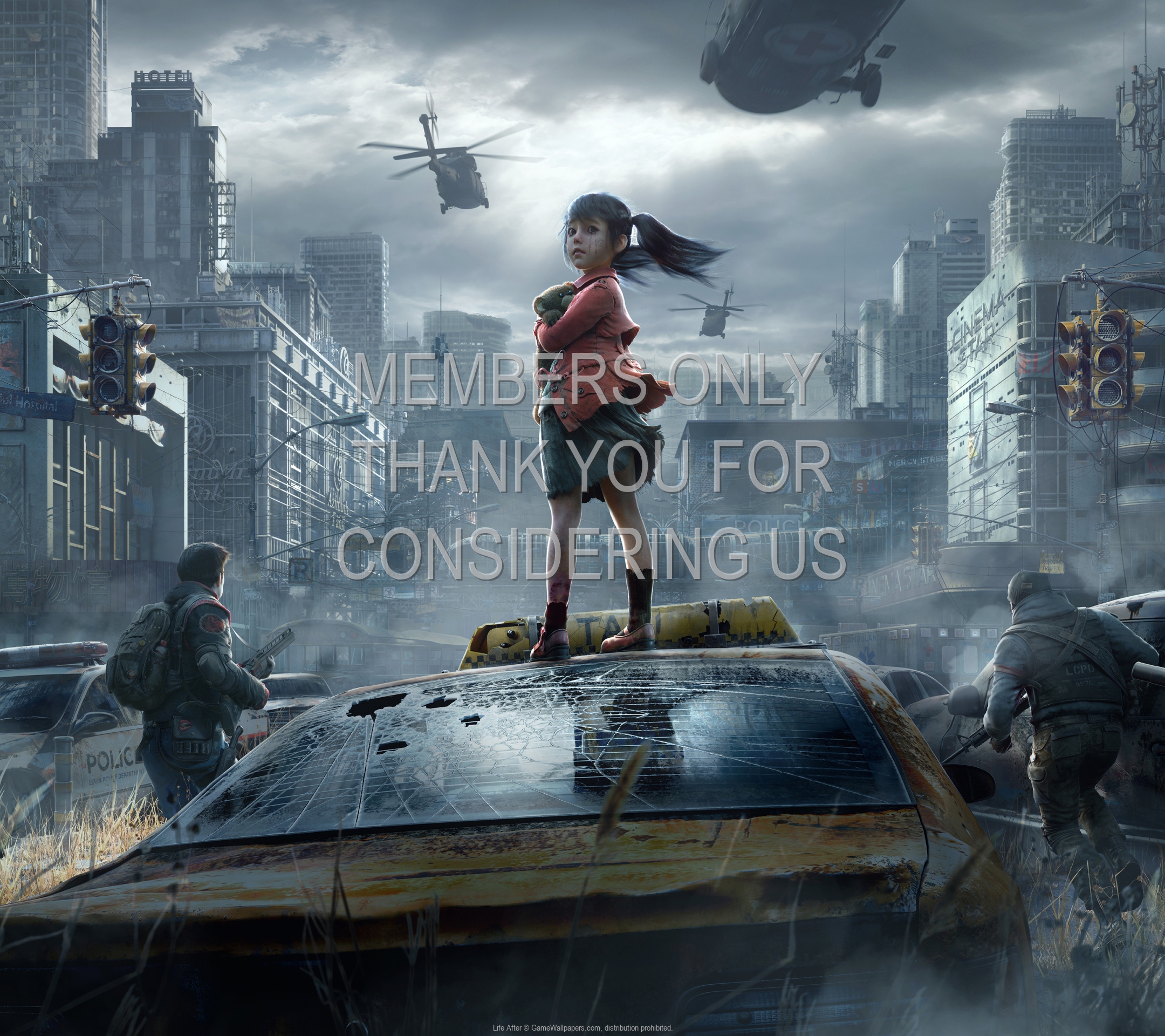 Small Girl In Post Apocalyptic Wallpapers