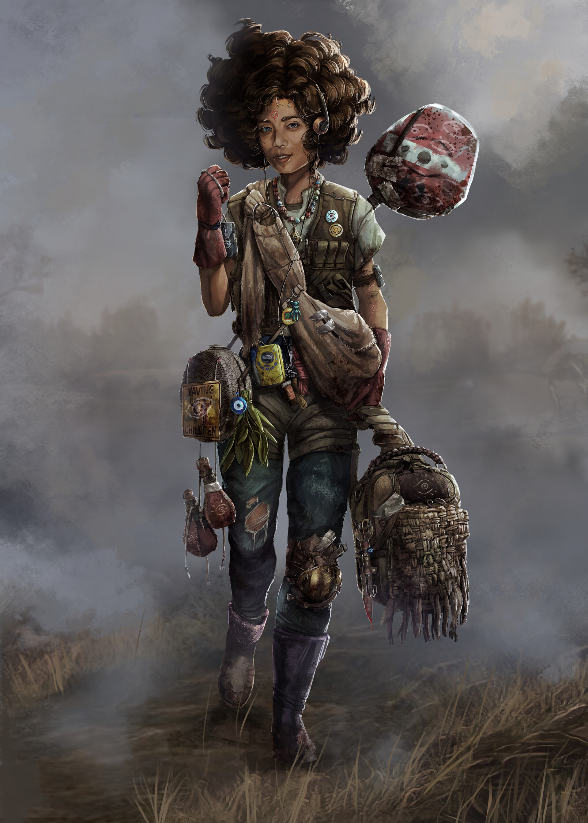 Small Girl In Post Apocalyptic Wallpapers