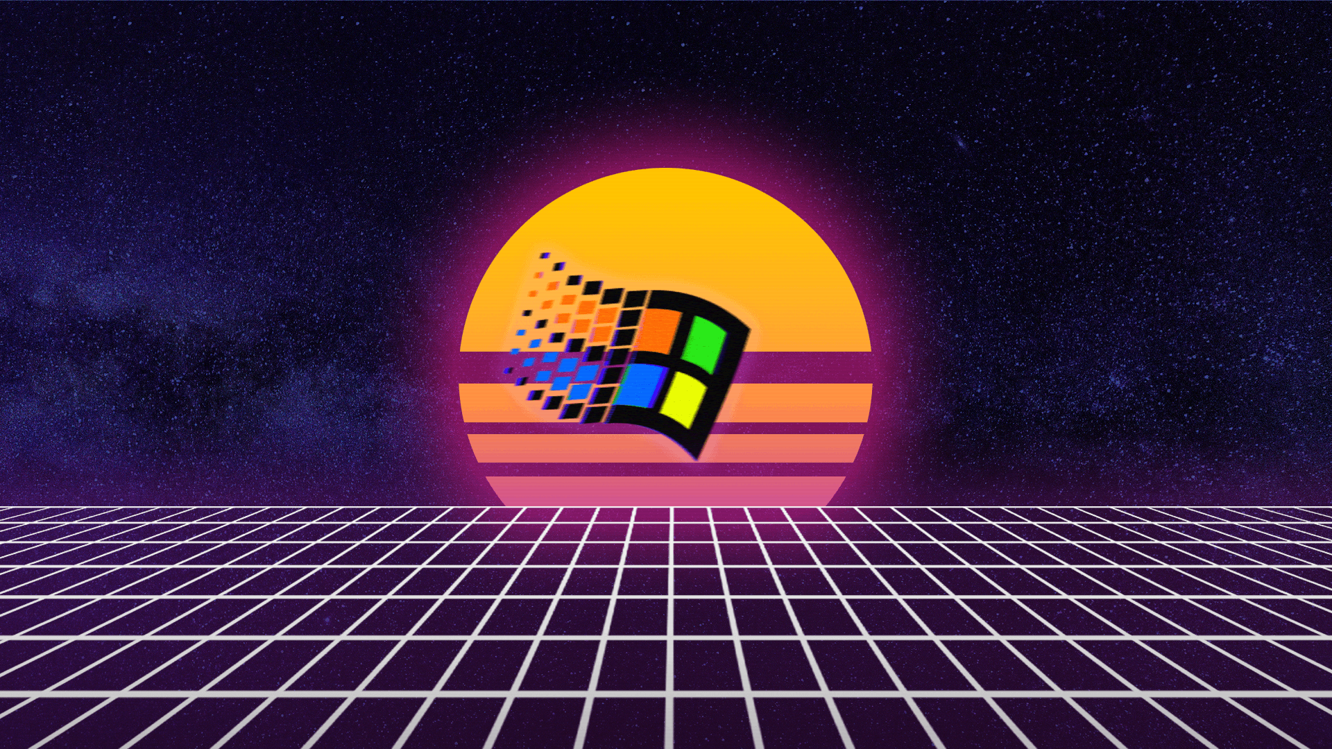 Windows 10 90'S Retro Wallpapers